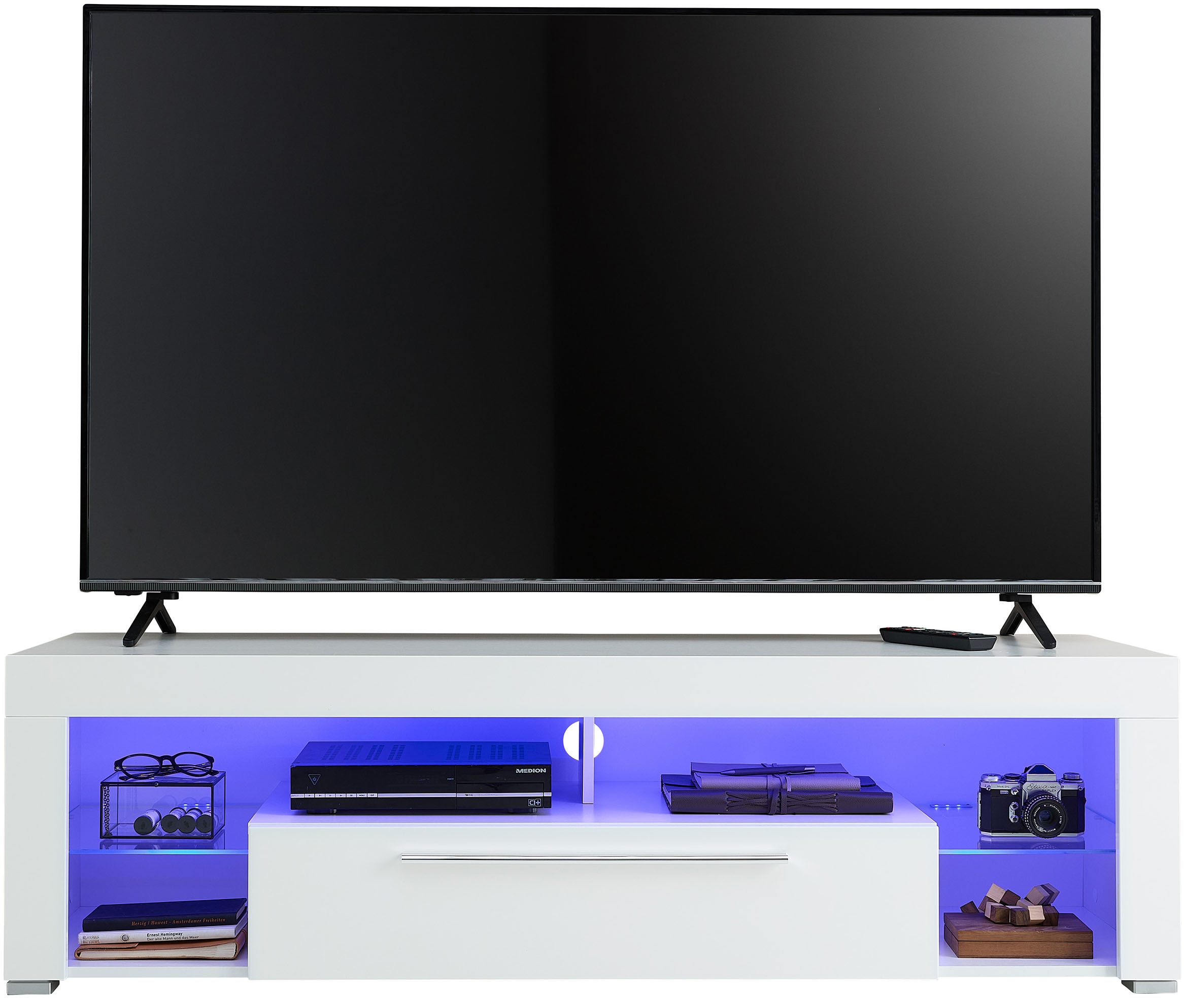 Stolkom TV-Schrank »Goal« Oberboden bis 25 kg belastbar, 1 Klappe mit Griff