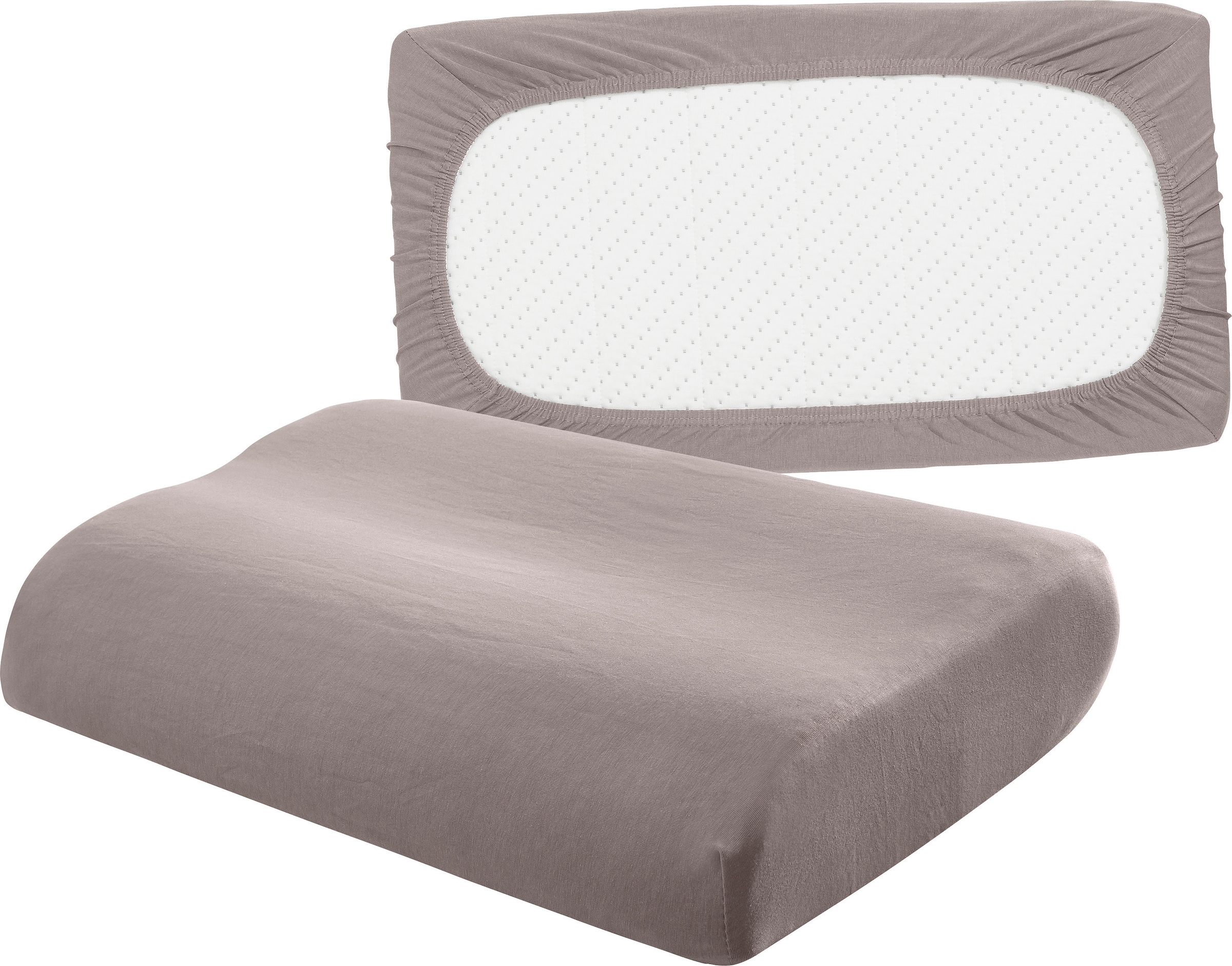 bellana Kissenbezug »Universal Jersey«, (2 St.), passend für Nackenstützkis günstig online kaufen