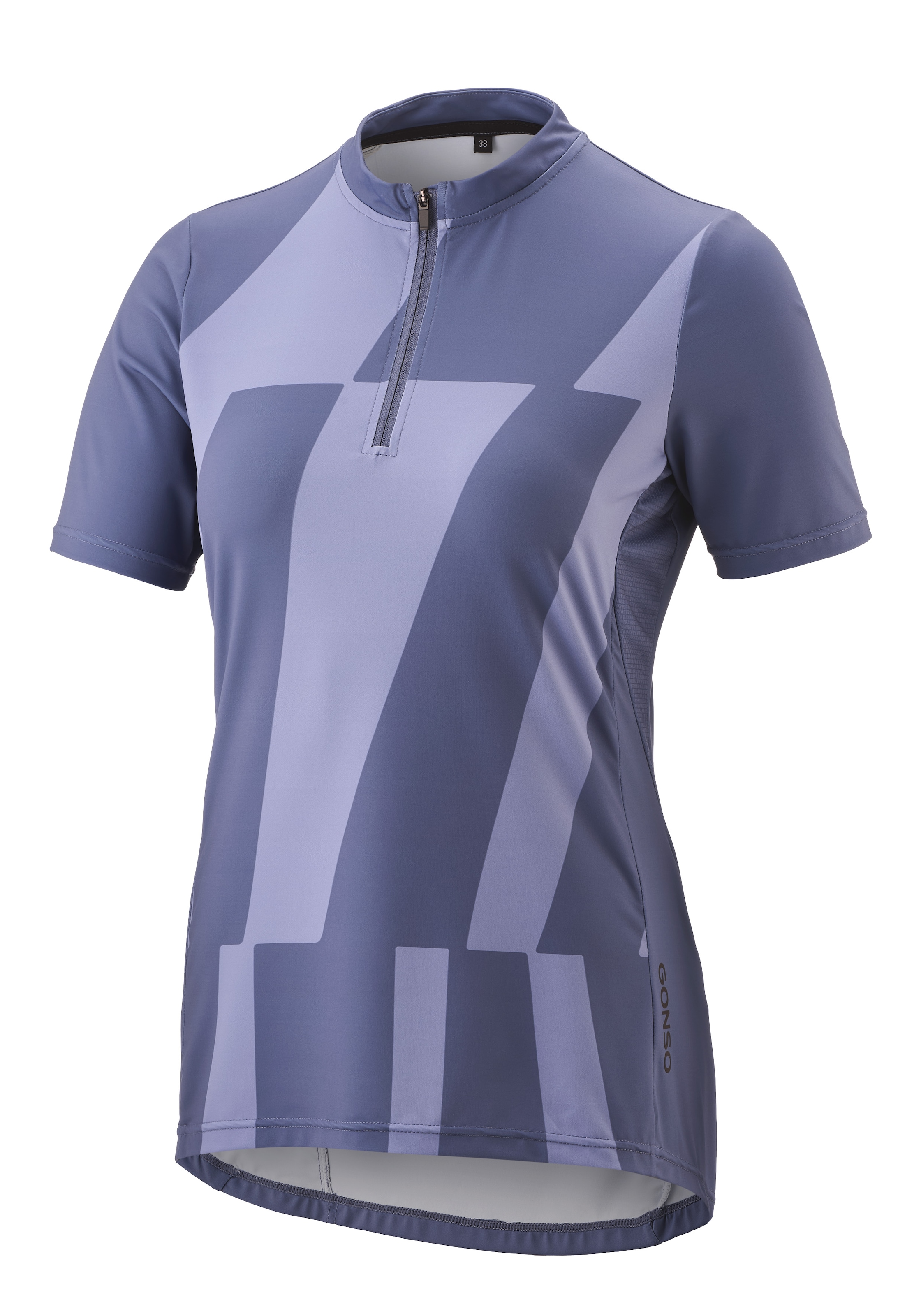 Gonso Radtrikot »Adventure Jersey Halfzip W«, Damen Fahrradtrikot kurzarm, Rückentasche mit RV, Quick-Dry, Slim Fit