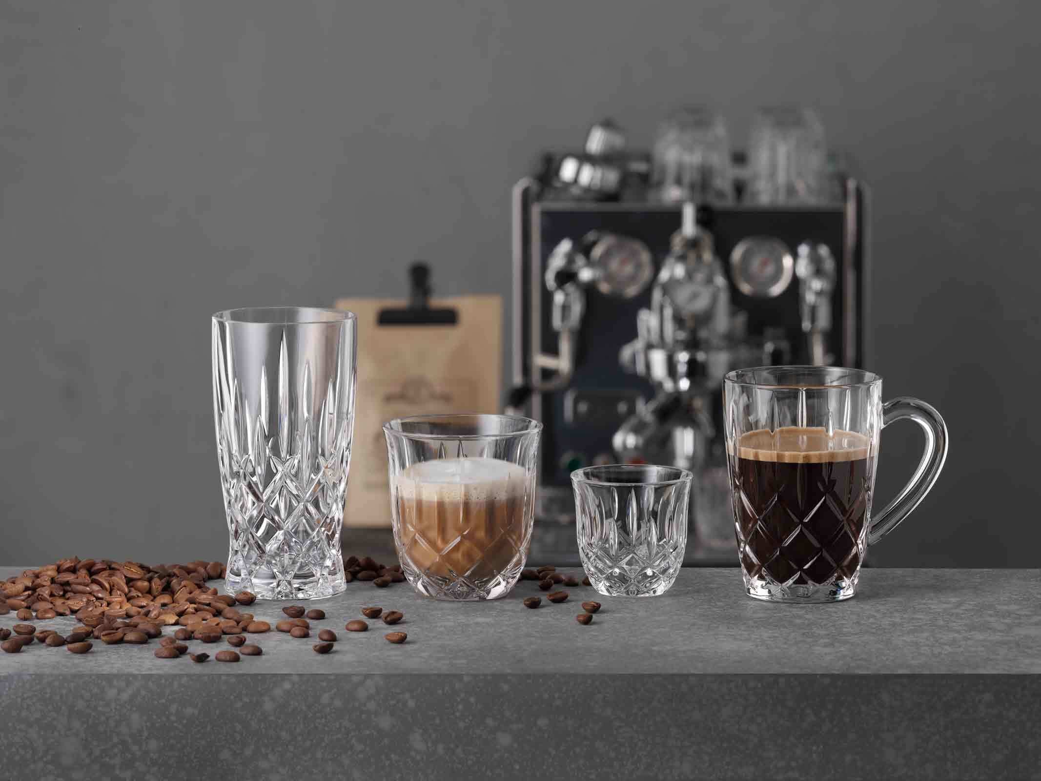 Nachtmann Tasse »Kaffeebecher Noblesse Barista 347 ml 2er Set transparent«