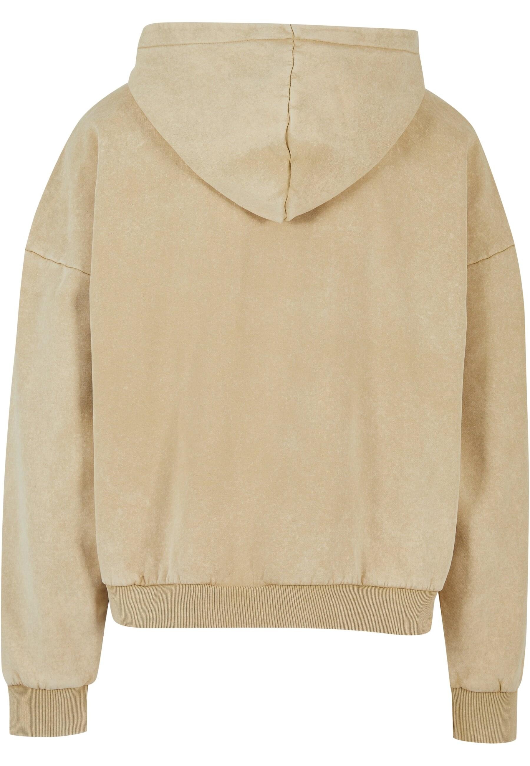 URBAN CLASSICS Sweatjacke »Urban Classics Herren Heavy Stone Washed 90's Zip Hoodie« 1 Stk.