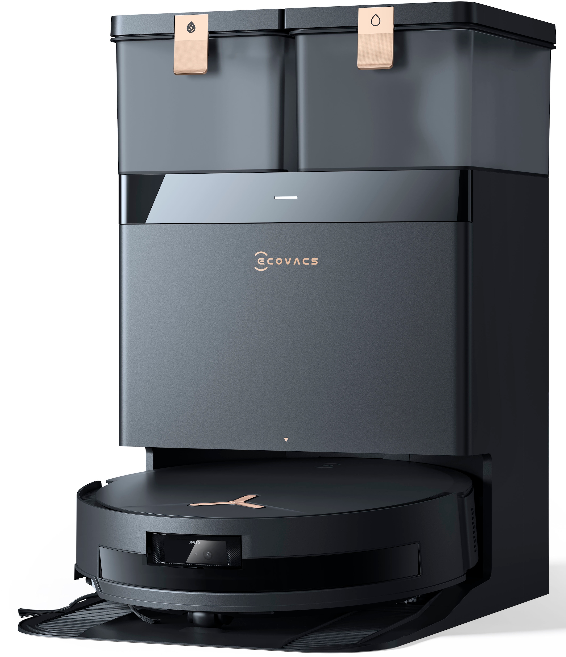ECOVACS Saugroboter »ECOVACS DEEBOT T50 MAX PRO OMNI, 18.000 Pa mit BLAST,«, OMNI-Station mit 40-75° Mopp-Waschen, 18mm Mopp-Lift