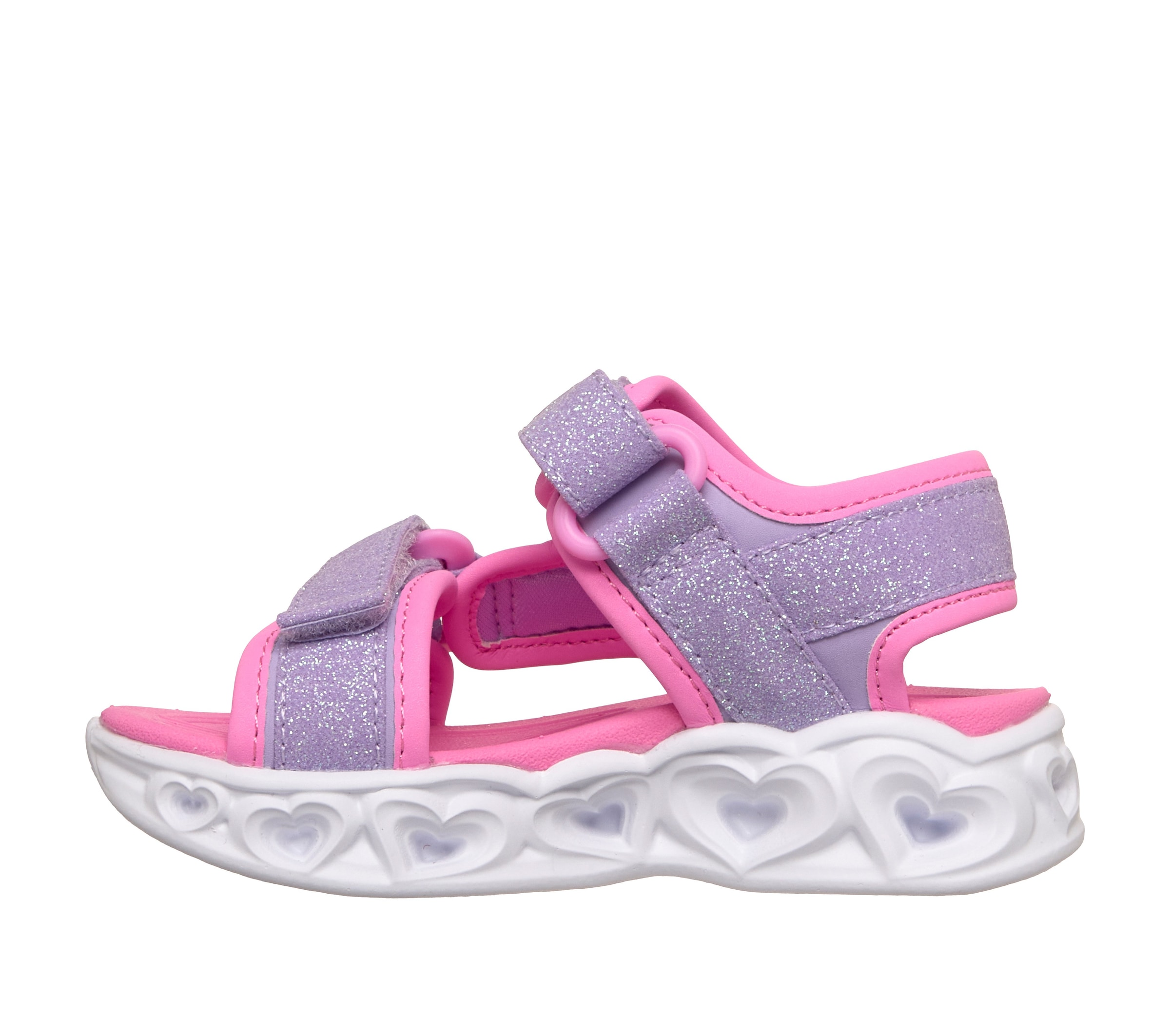 Skechers Sandale »HEART LIGHTS SANDALS«  Sommerschuh mit Klettverschluss, Größenschablone zum Download