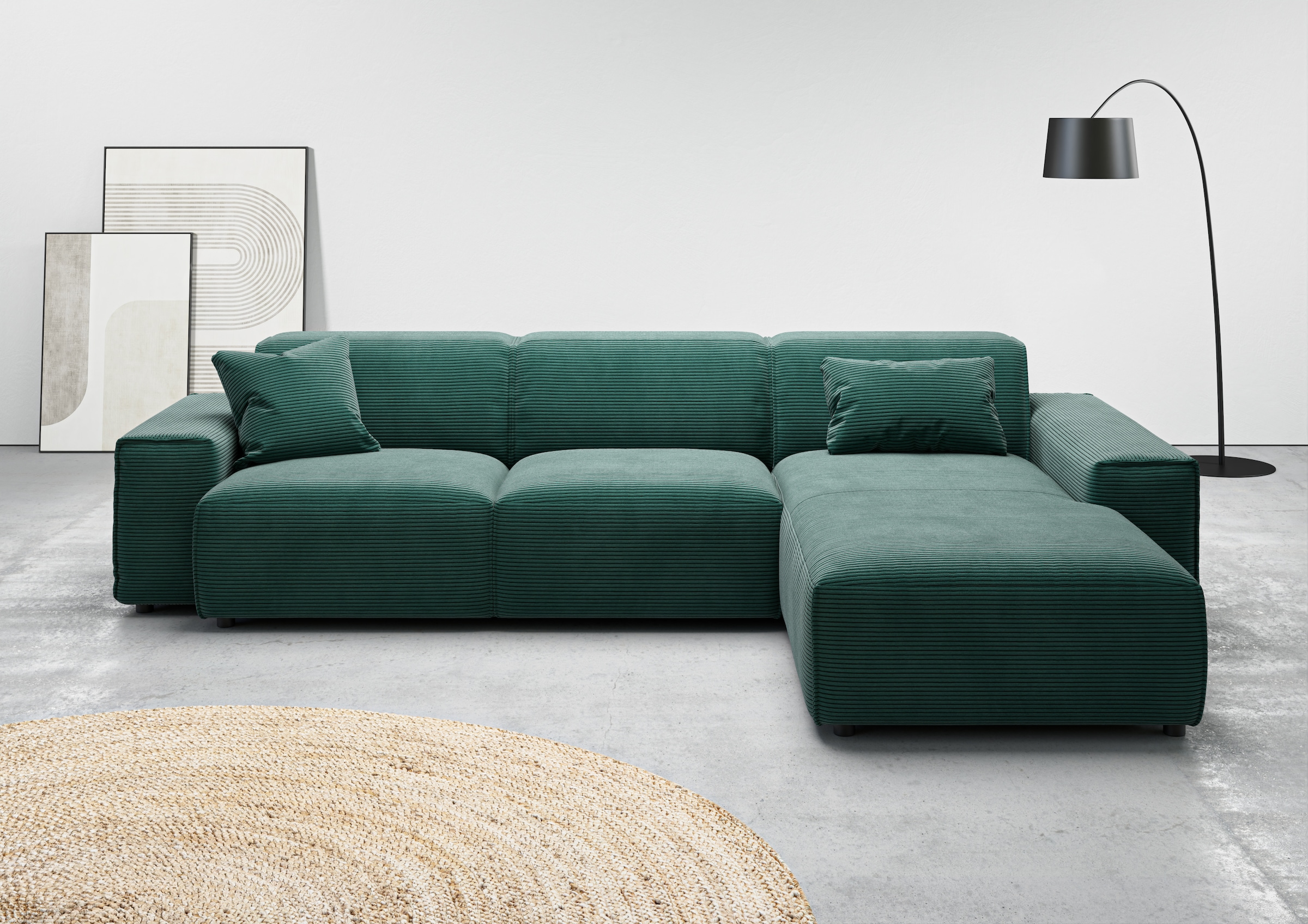 andas Ecksofa »Glimminge auch in Breitcord, Feincord, Bouclé + Easy care-Be günstig online kaufen