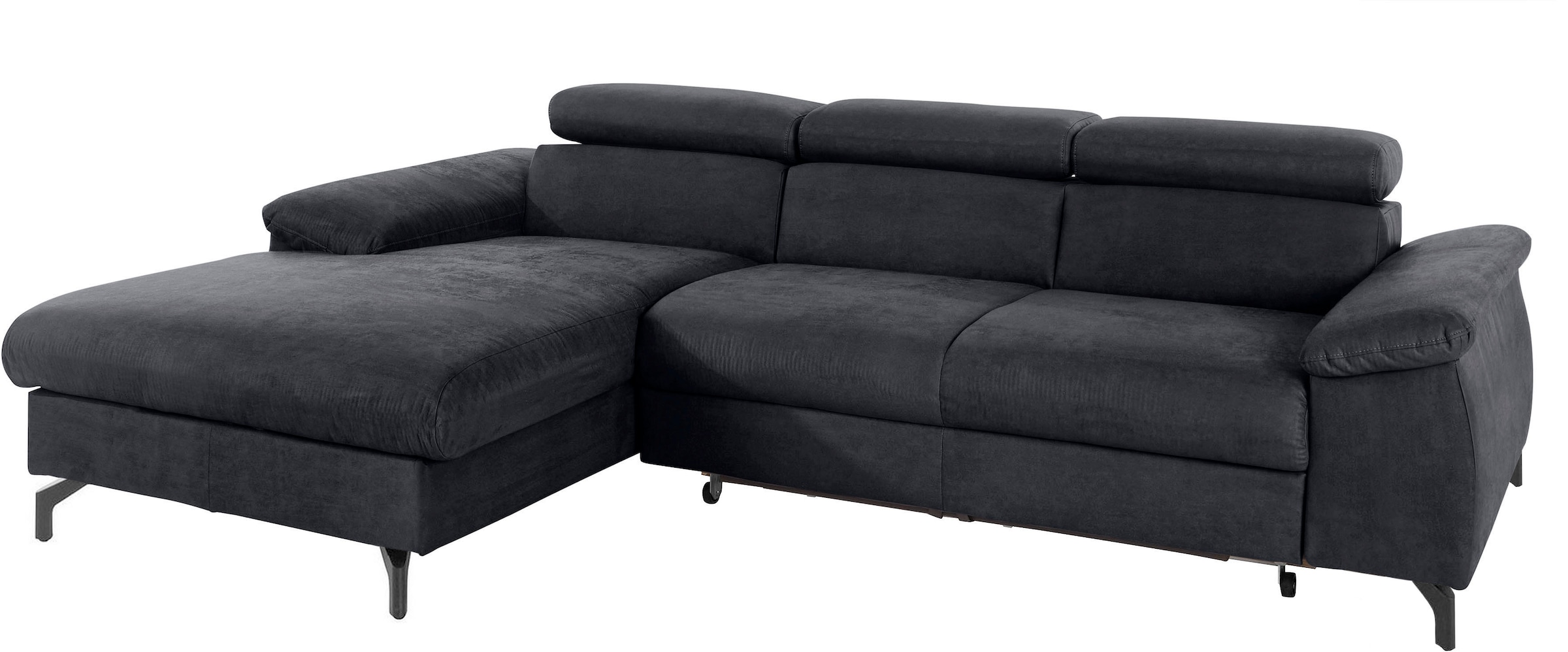 COTTA Ecksofa »Kitty L-Form«, mit Kopfteilverstellung, wahlweise mit Bettfunktion & Bettkasten