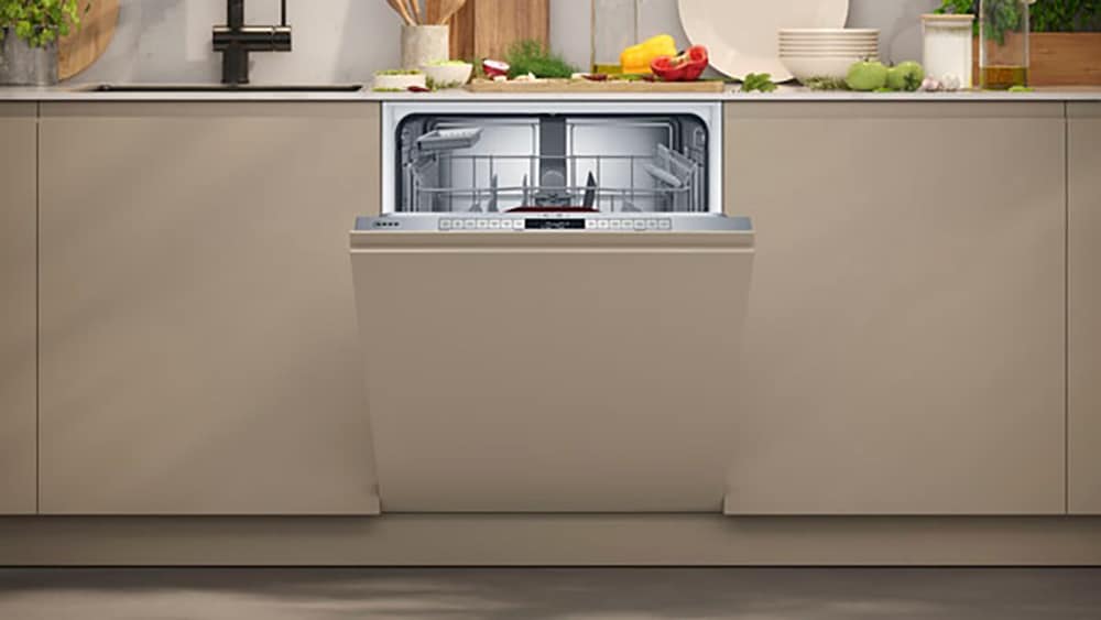 NEFF vollintegrierbarer Geschirrspüler N 70 »S257YAX03E«, 13 Maßgedecke, Info Light: projizierter Punkt während des Betriebs