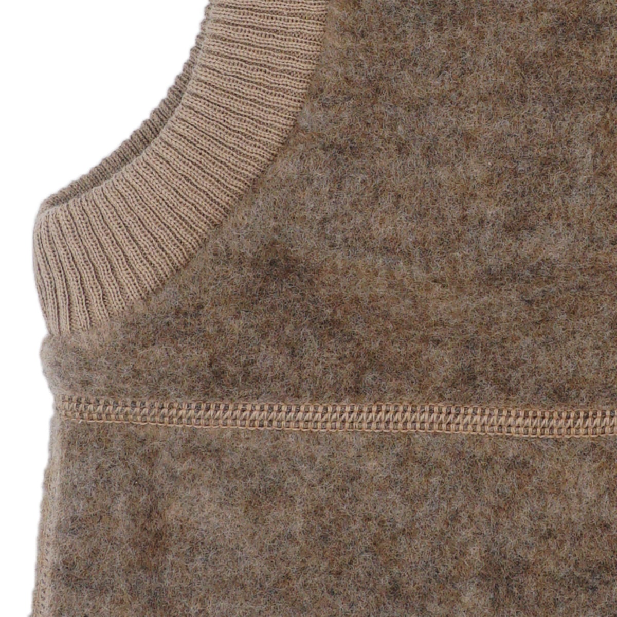 MAXIMO Schlupfmütze, Wolle, gefüttert, Rippstrickbündchen, mit Zipfel