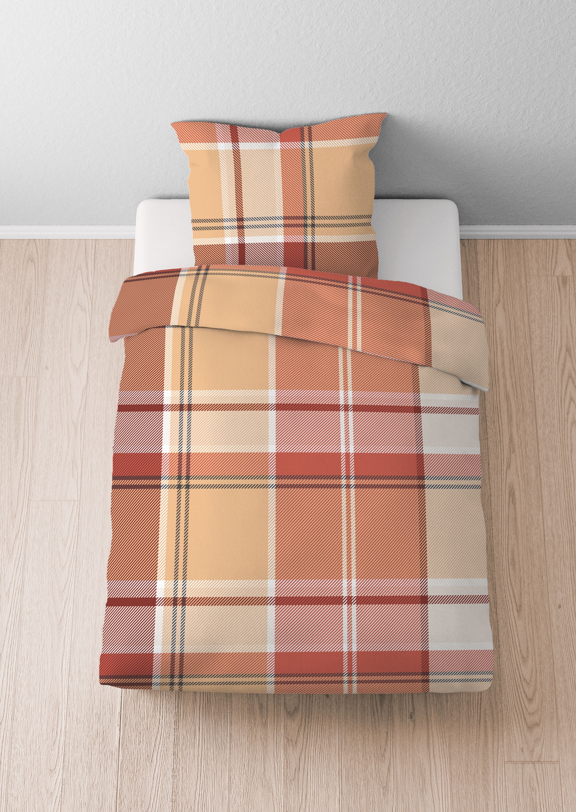 Castell - Markenbettwäsche Bettwäsche »0351123« 2 Stk. tlg. Poly-Cotton, wo günstig online kaufen