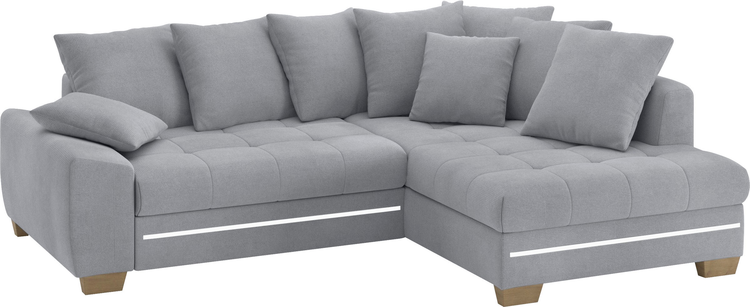 Mr. Couch Ecksofa »Nikita II, L-Form«, mit Kaltschaum, RGB-LED Beleuchtung, günstig online kaufen