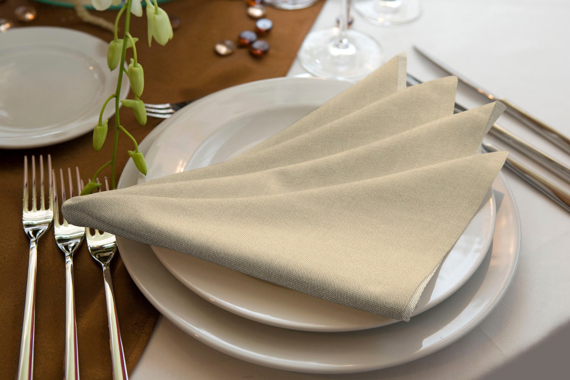 Adam Stoffserviette »Uni Light Collection«, (4 St.)