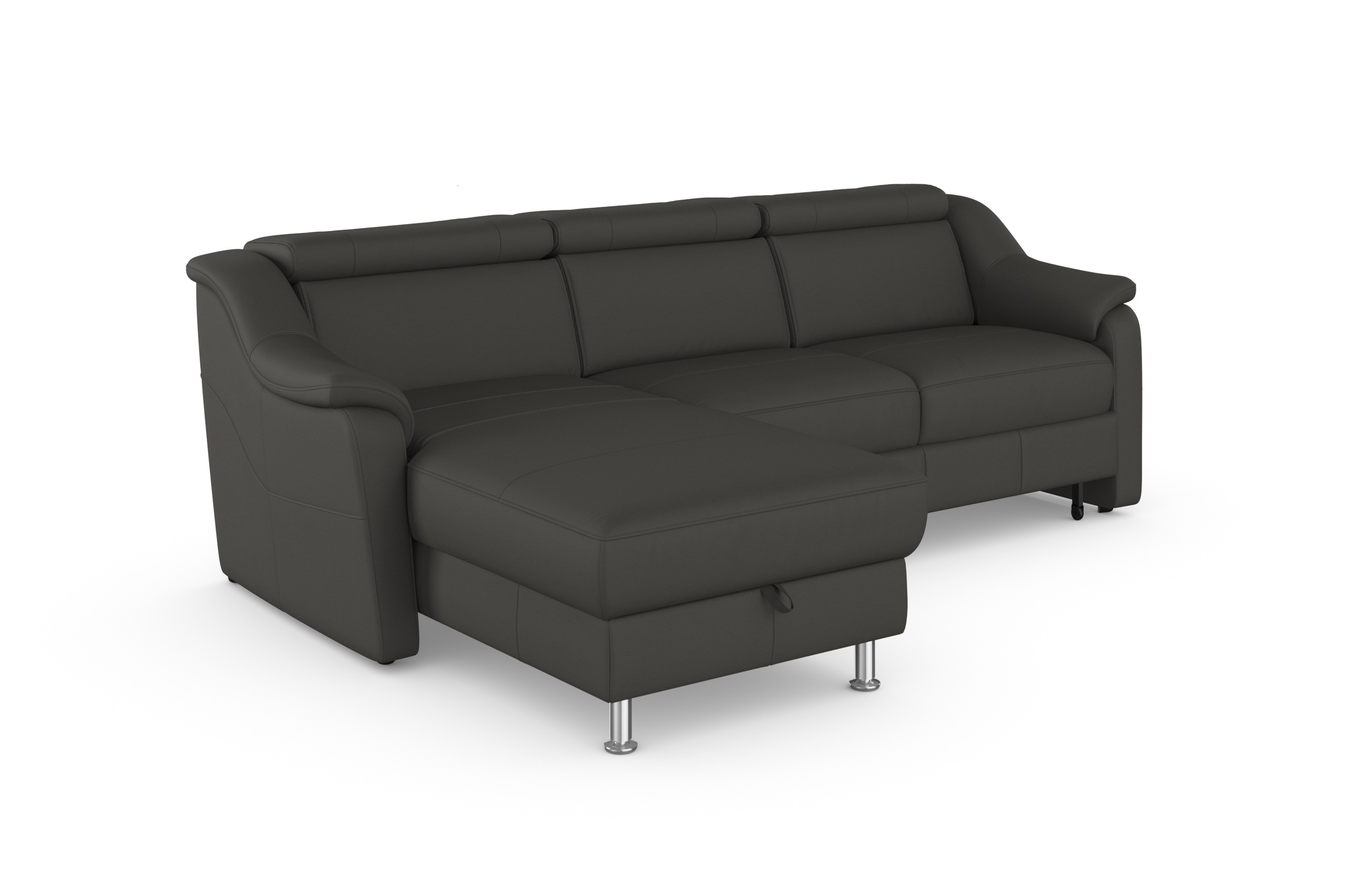 sit&more Ecksofa »Freetown L-Form«, inklusive Kopfteilverstellung und komfortablem Federkern