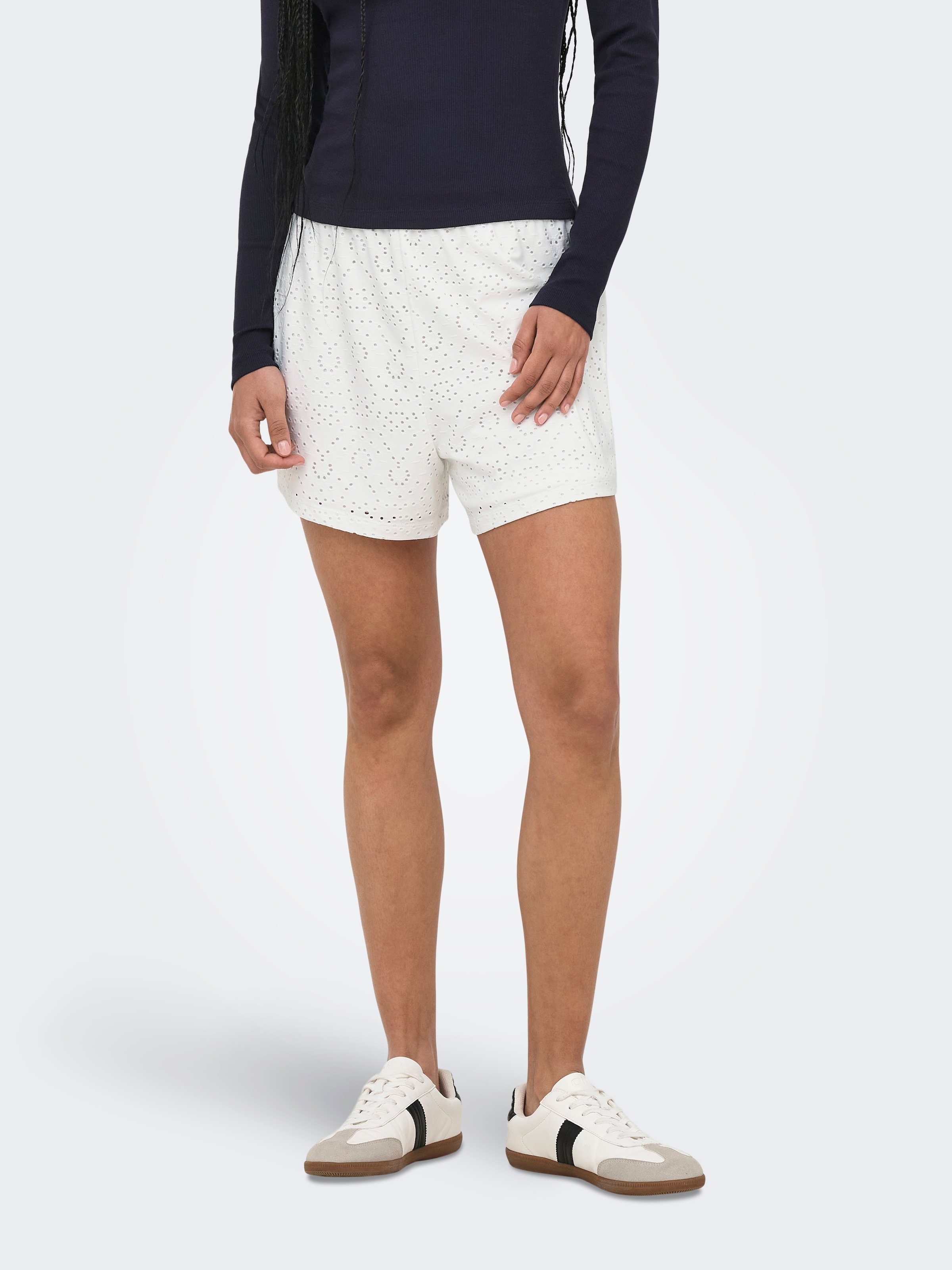 ONLY Shorts »ONLSMILLA LOOSE SHORTS JRS«  Materialmix, loose fit
