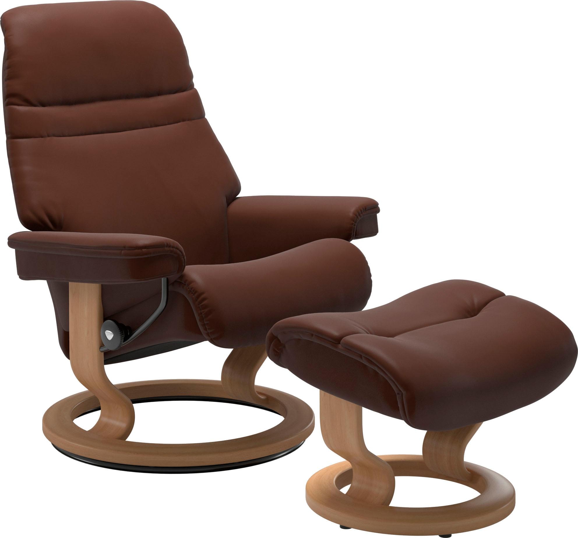 Stressless® Relaxsessel »Sunrise« Relaxsessel mit Hocker, mit Classic Base, günstig online kaufen