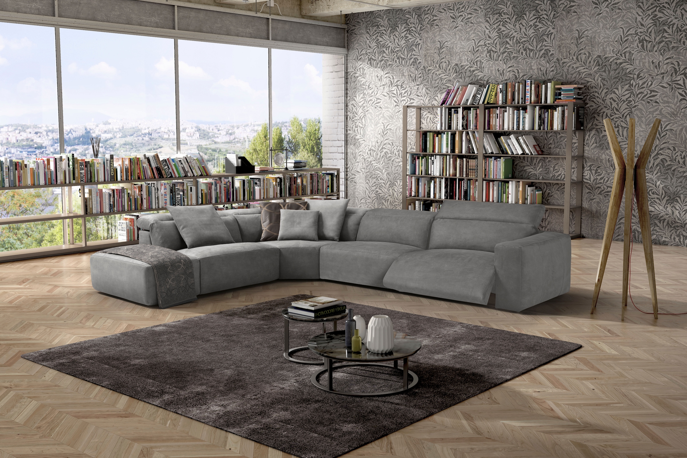 Egoitaliano Ecksofa »Beverly, extravangantes Designsofa mit erstklassigem S günstig online kaufen