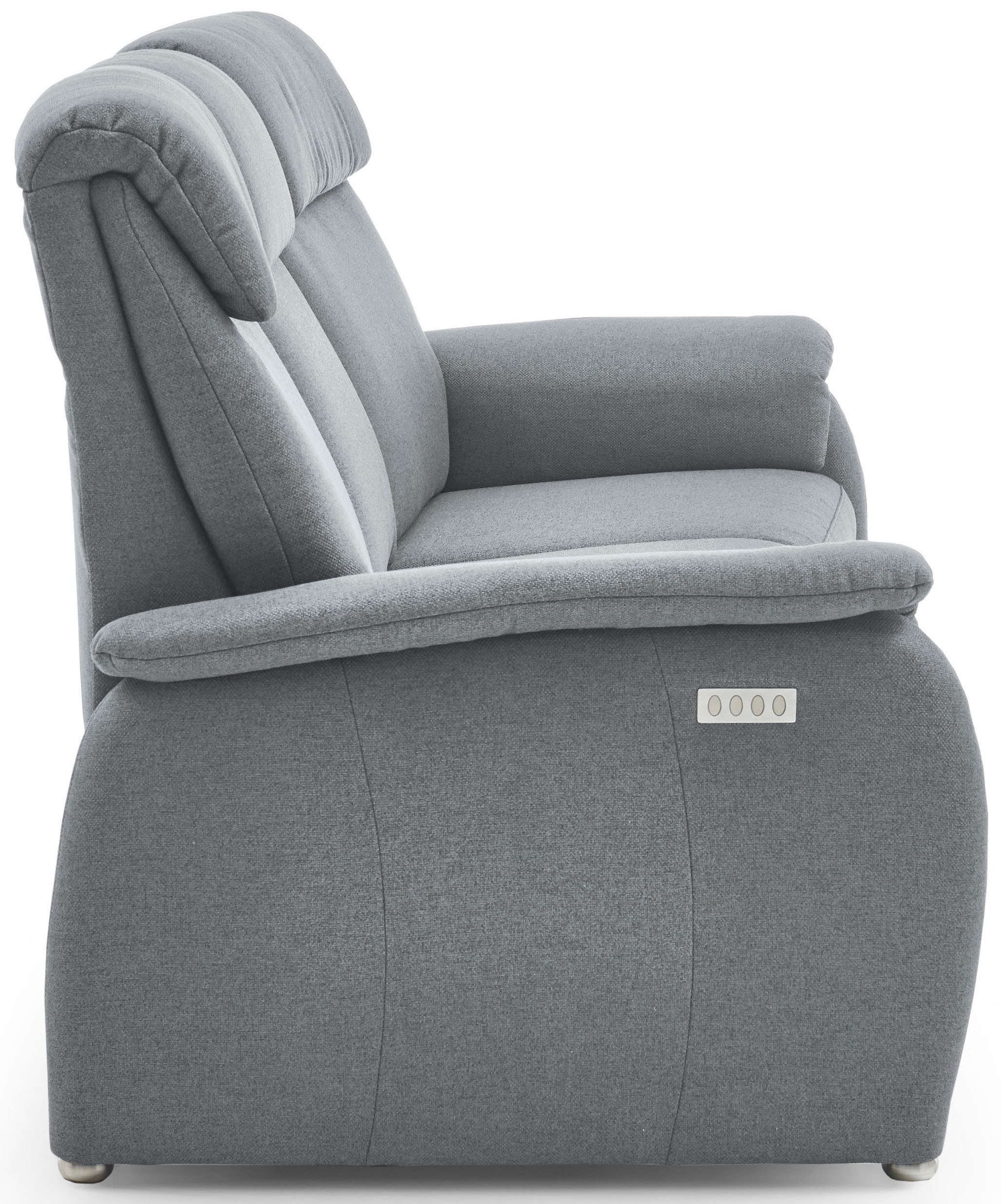 Home affaire 3-Sitzer »Turin mit Steckdose und USB-Port auch in Easy care-Bezug«, 2 x vollmotorische Relaxfunktion, herunterklappbarer Tisch