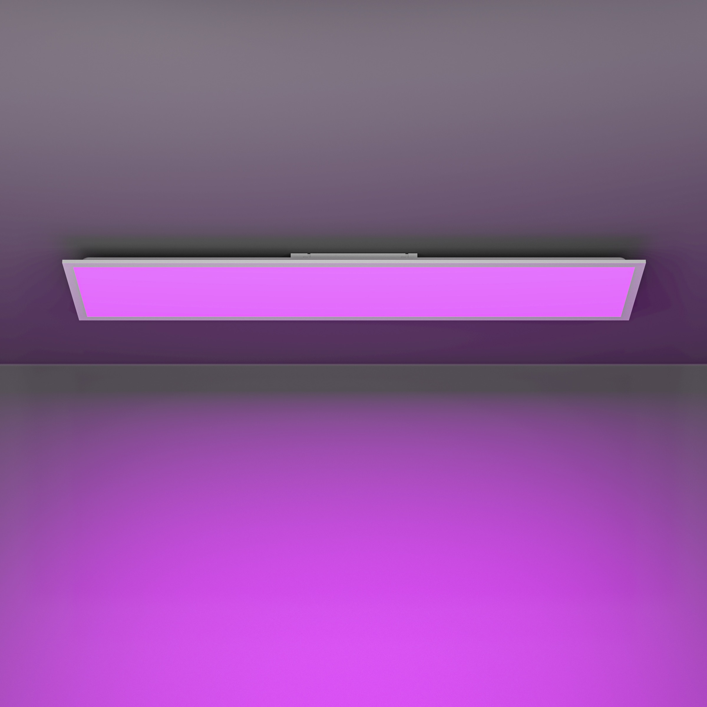 EGLO LED Deckenleuchte »MORADILLO-Z Deckenlampe - Stahl - LED - 34W - IP20« LED-Modul 1 Stk. Kaltweiß | Neutralweiß | RGB | Warmweiß Wohzimmerlampe, Esszimmerlampe, Schlafzimmer, L119,5 x B29,5 x H6,1 cm