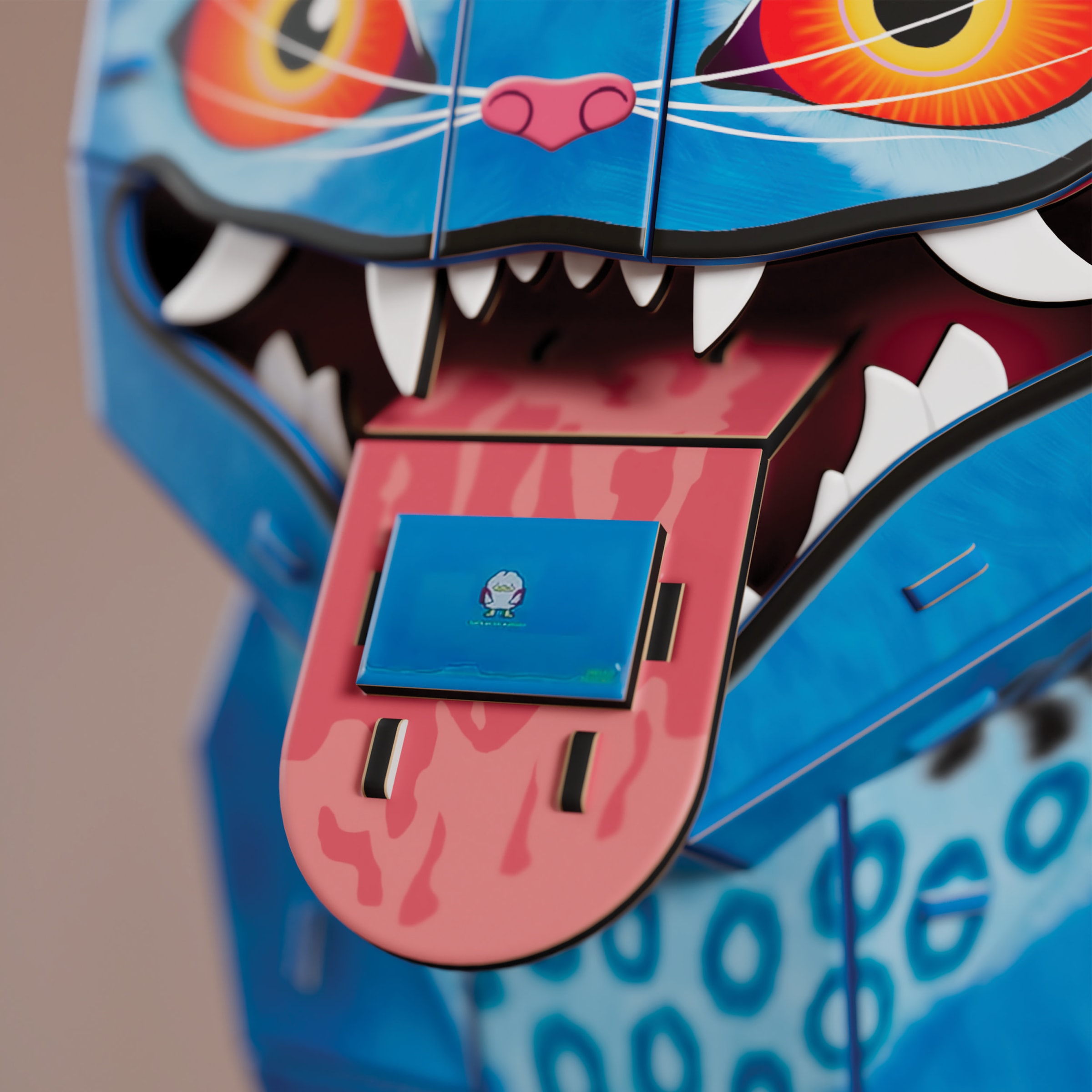 Spin Master 3D-Puzzle »4D Build - K-Pop Demon Hunters - Derpy Tiger und Sussie Vogel«