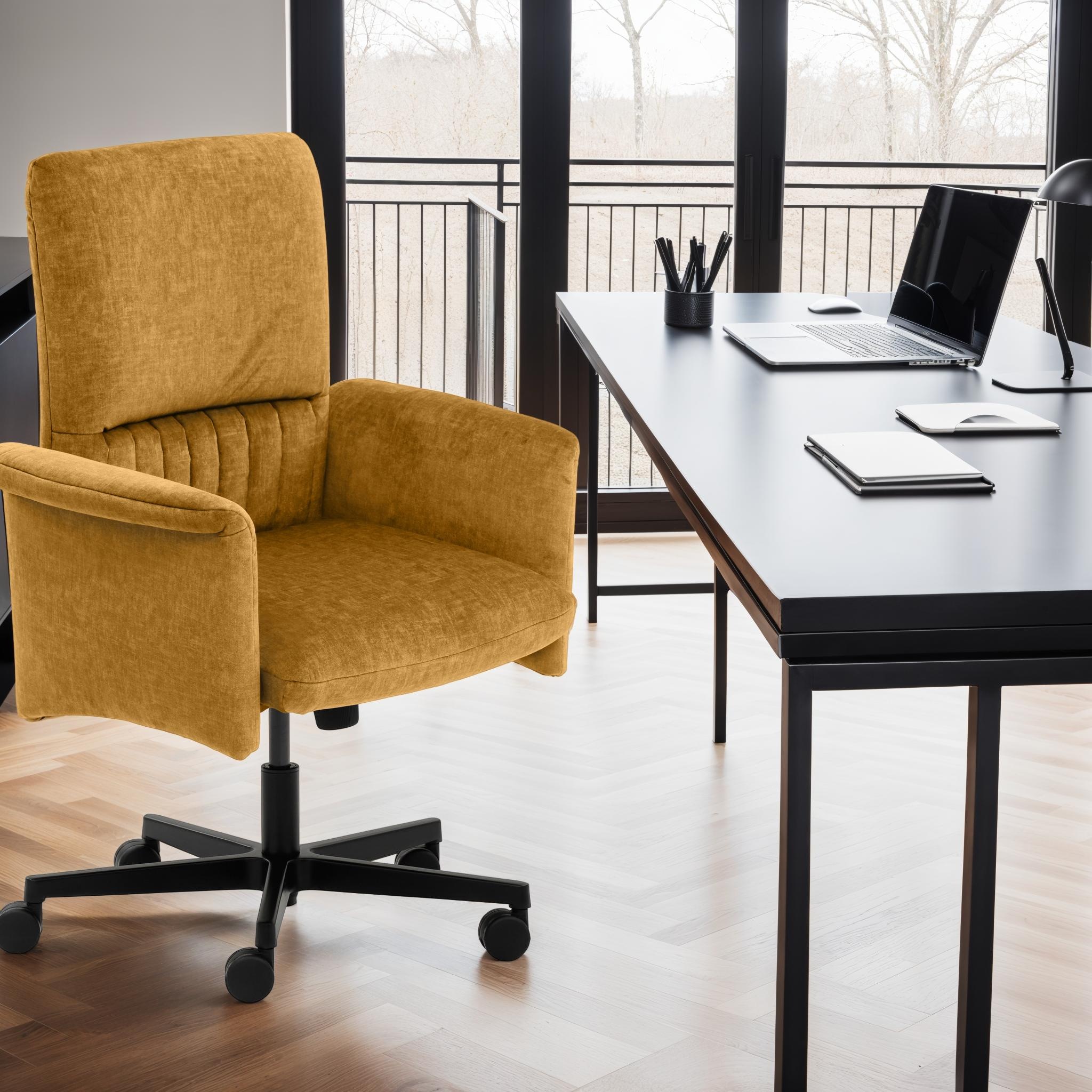 Mayer Sitzmöbel Drehstuhl »myCOSYWORXX Homeoffice Sessel«, 1 St., Luxus-Microfaser weich, besonders bequem gepolstert