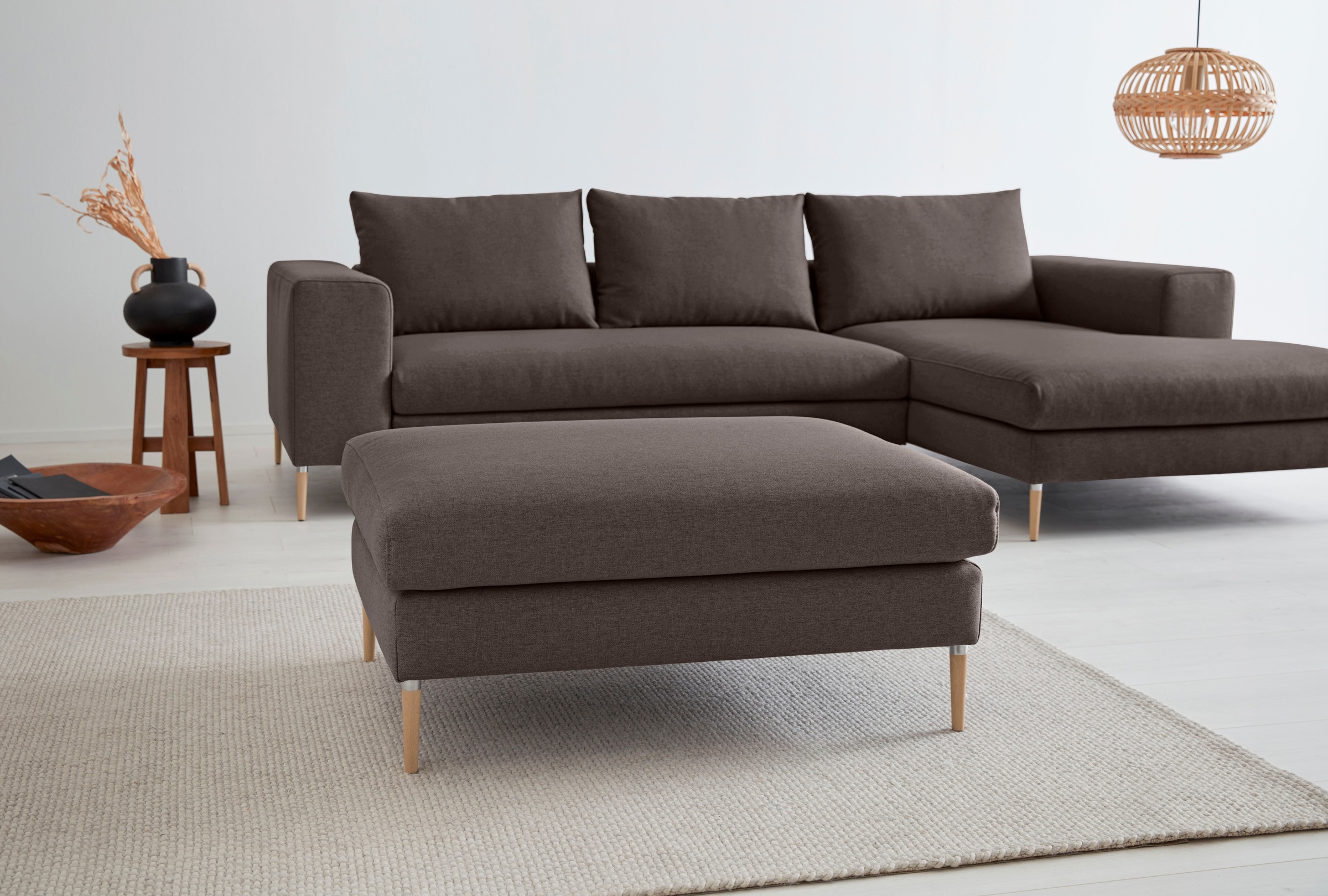 OTTO products Hockerbank »Finnja«, mit Recycling-Bezug günstig online kaufen