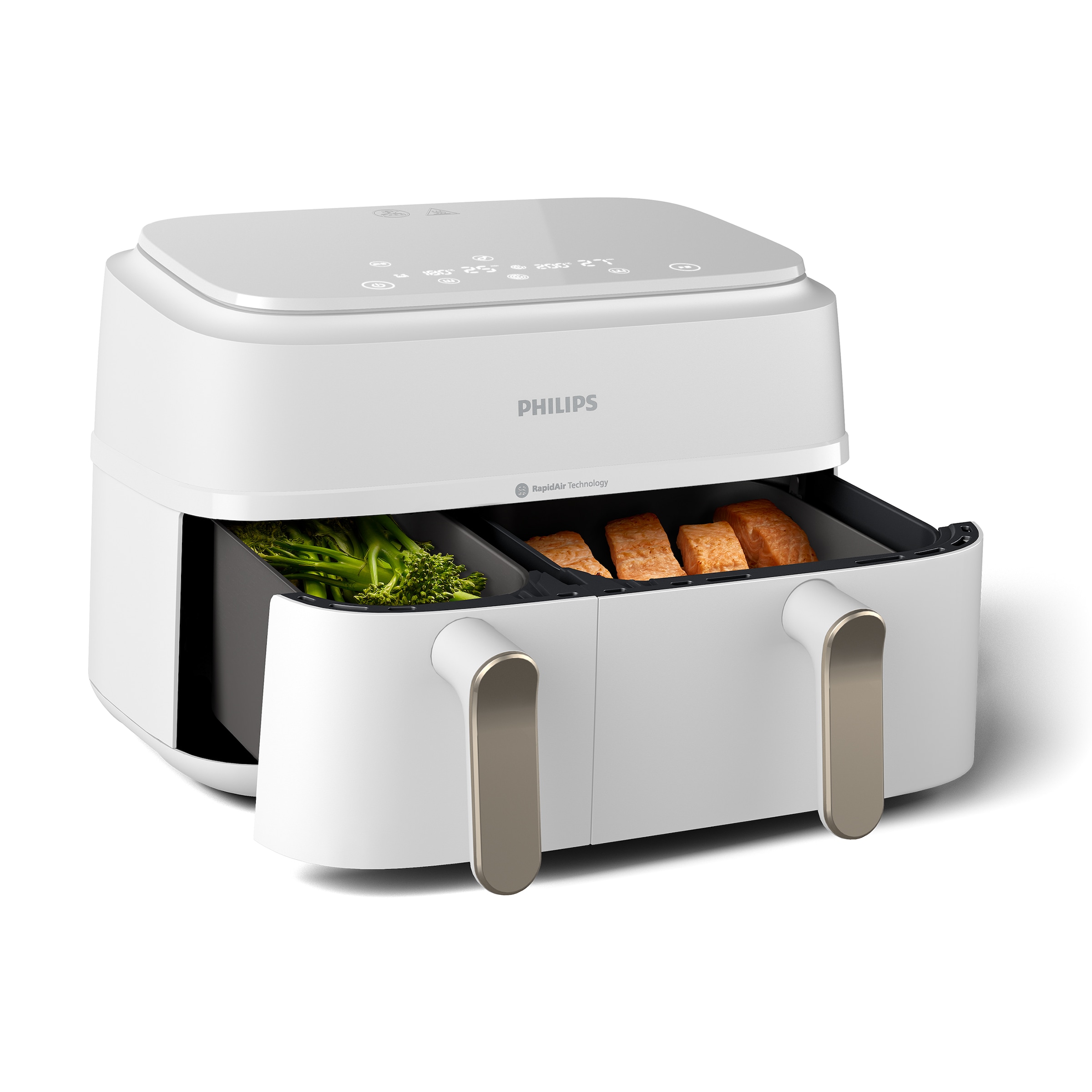 Philips Heißluftfritteuse »3000 Series NA353/10, Dual Basket Airfryer mit 9 günstig online kaufen