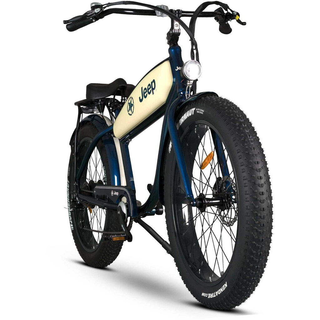 Jeep E-Bikes E-Bike »CR 7005«, 7 Gang, Heckmotor 250 W, (mit Akku-Ladegerät)