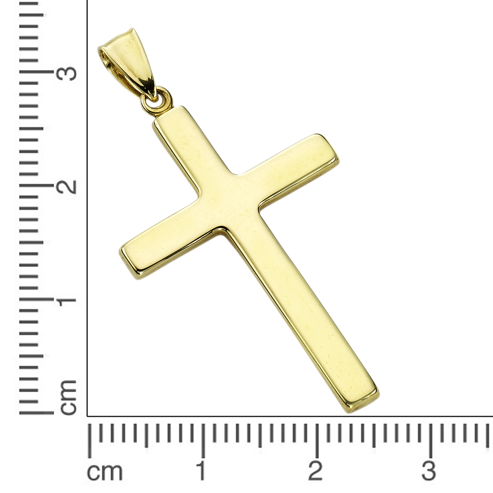 Fascination by Ellen K. Kettenanhänger »Gold 333 Kreuz 41mm«
