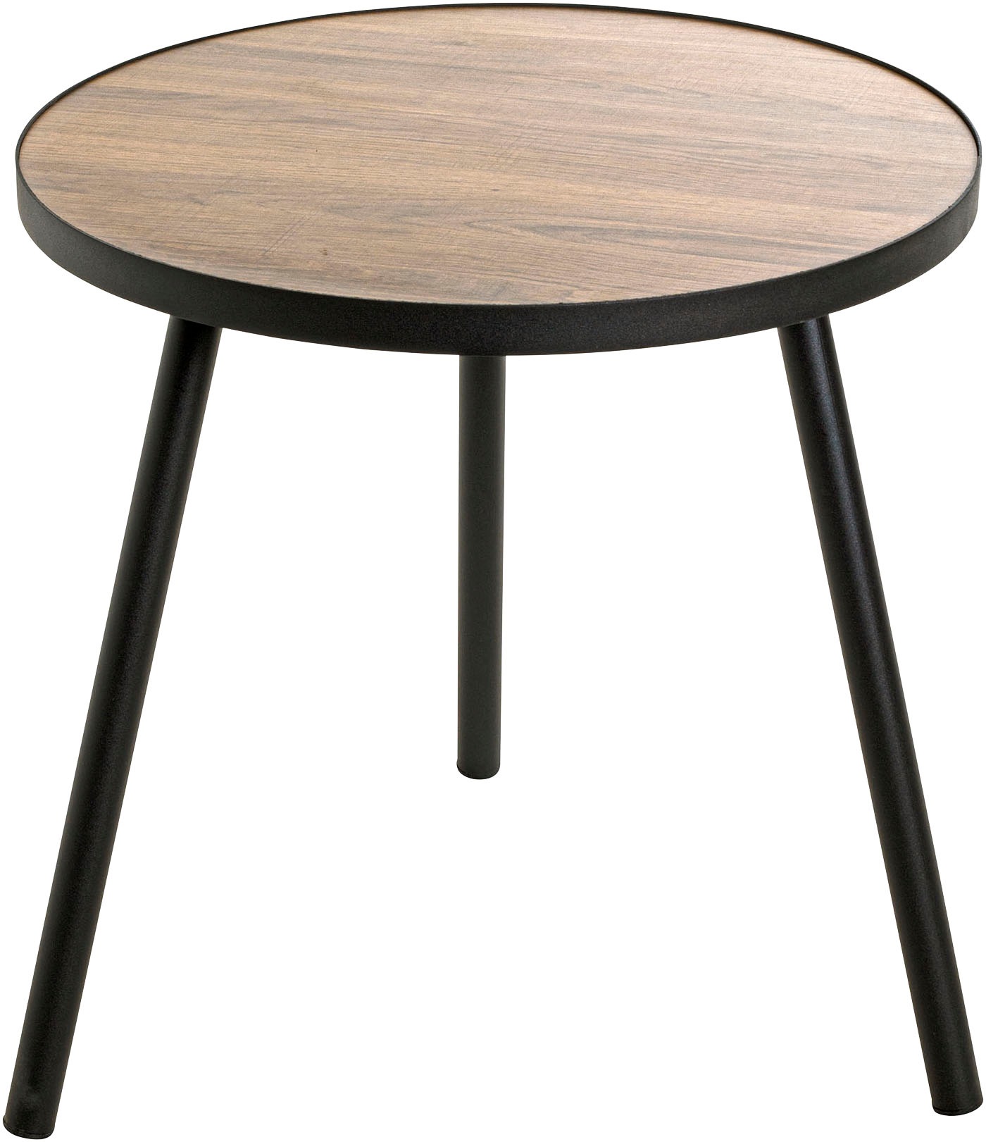 HAKU Beistelltisch »Sofatisch, Wohnzimmertisch« 1 Stk. tlg. rund - aus MDF Braun - Ø/H 50/52 cm