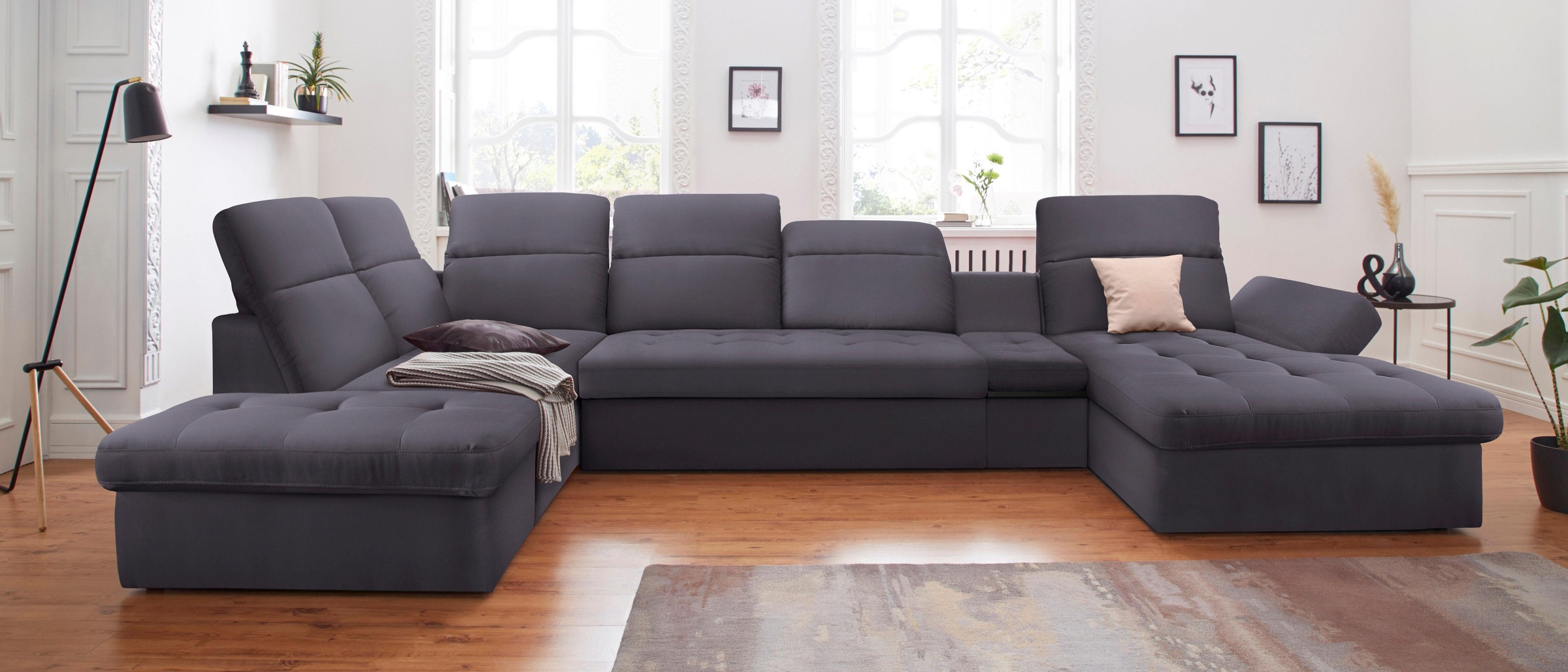 sit&more Wohnlandschaft »Stardust U-Form«, inklusive Kopfteilverstellung, A günstig online kaufen