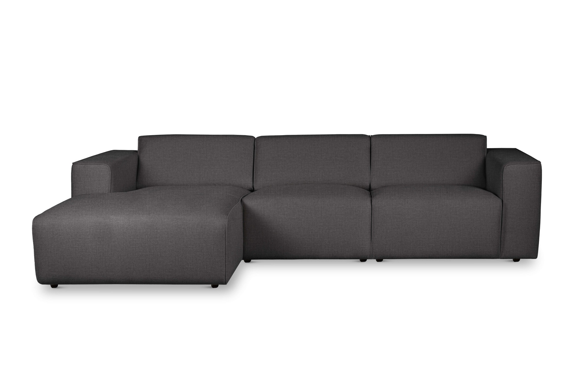 andas Ecksofa »Noord«, L-Form, mit Kedernaht, Breite 281 cm, Cord, Struktur günstig online kaufen