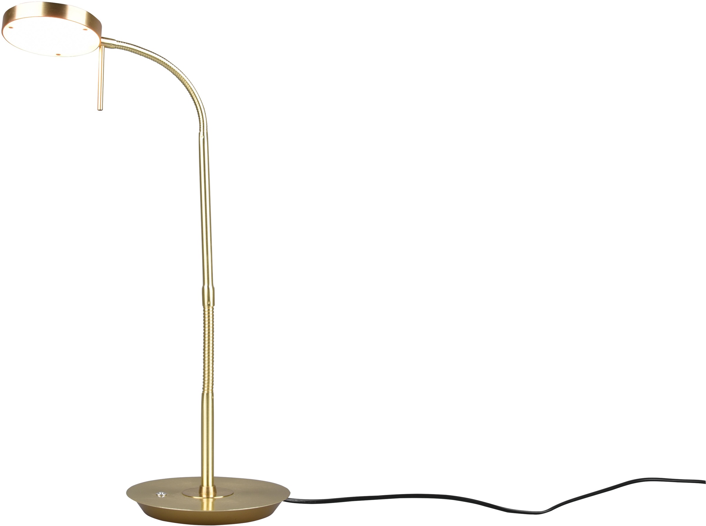 TRIO Leuchten LED Tischleuchte »MONZA, Tischlampe mit Sensordimmer Lichtfarbe einstellbar 2300-4000K«, 1 flammig, Leuchtmittel LED-Board | LED fest integriert, Leuchtenkopf flexibel verstellbar Memoryfunktion Höhe 57-74 cm