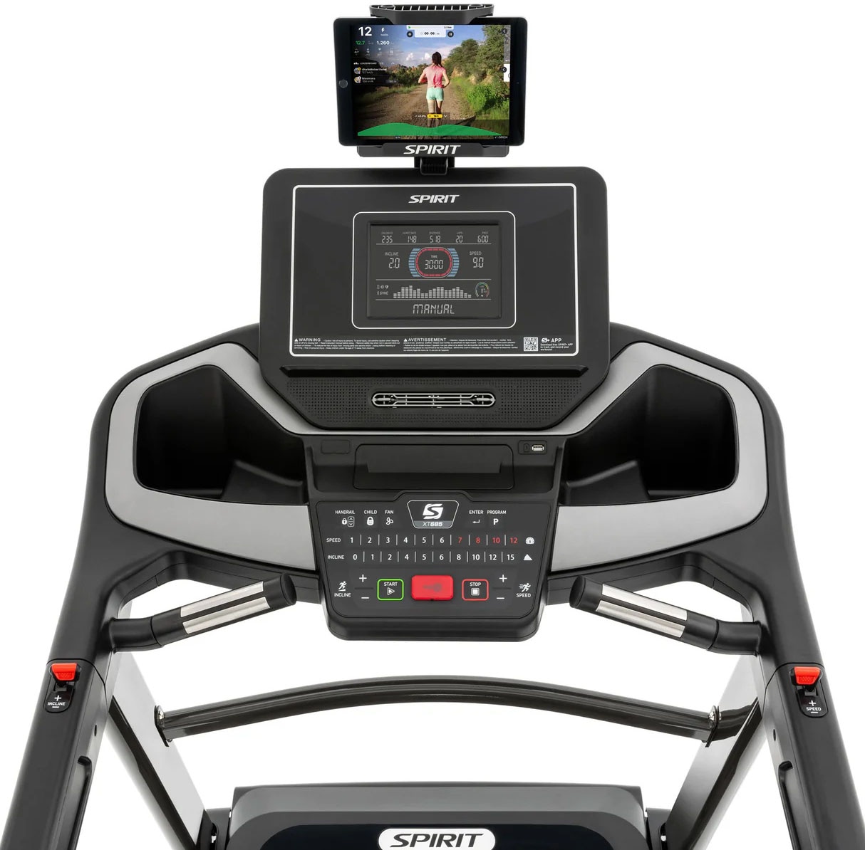 Spirit Fitness Laufband »Spirit Fitness Laufband XT685 Black«