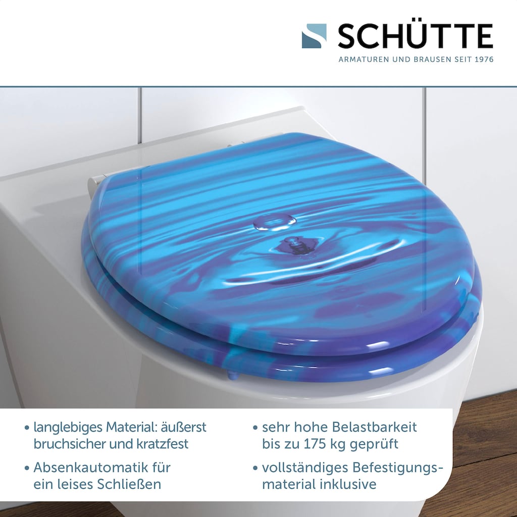 Schütte WC-Sitz »Blue Drop«