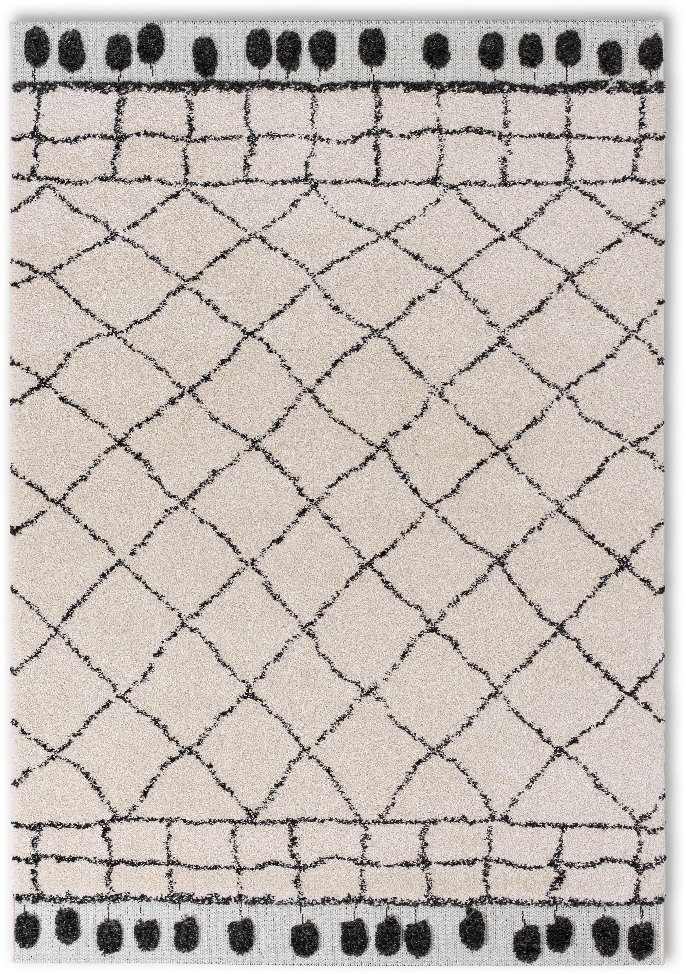 SCHÖNER WOHNEN-Kollektion Hochflor-Teppich »Winsome 6318-241«, rechteckig, 25 mm Höhe, Langflor, Hoch Tief Struktur, Wohnzimmer, Schöner Wohnen Kollektion