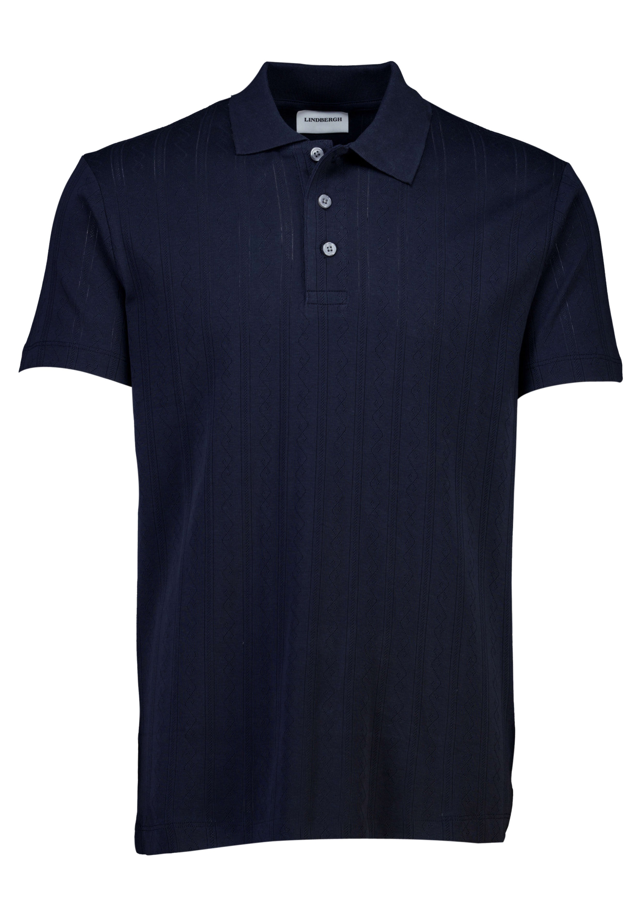 LINDBERGH Poloshirt Sommer-Polo mit feiner Strickstruktur