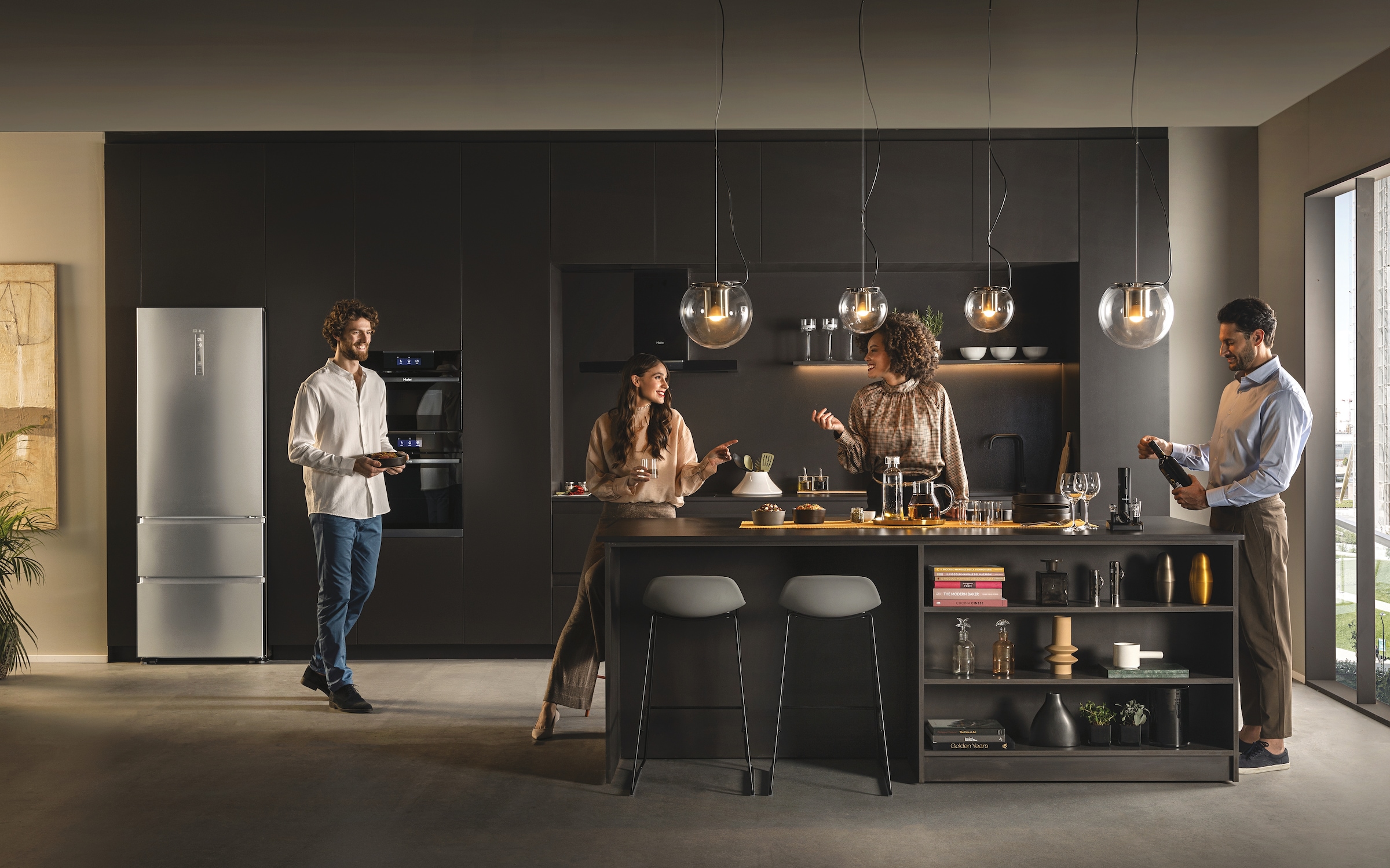 Haier Kühl-/Gefrierkombination 3D 70 SERIES 7 »HTW7720BNMM«