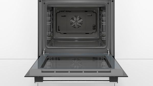 BOSCH Einbaubackofen Serie 2 »HBF133BR0«, mit Teleskopauszug nachrüstbar, ecoClean Direct