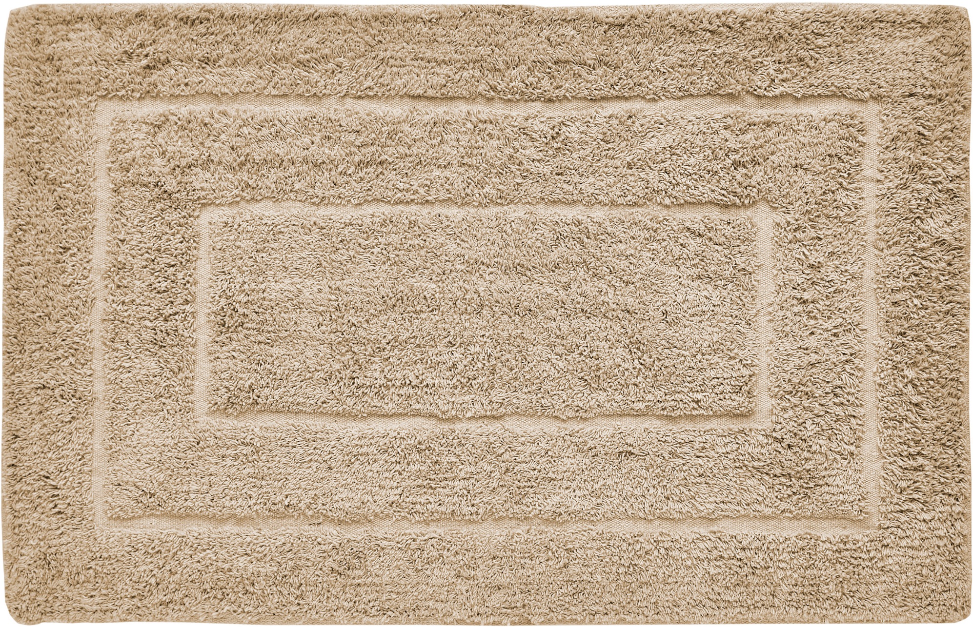 Andiamo Badematte »Havanna, 50x80 cm«, fußbodenheizungsgeeignet-schnell trocknend, Badteppich, Uni Farben, Hoch-Tief Effekt, verschiedene Designs