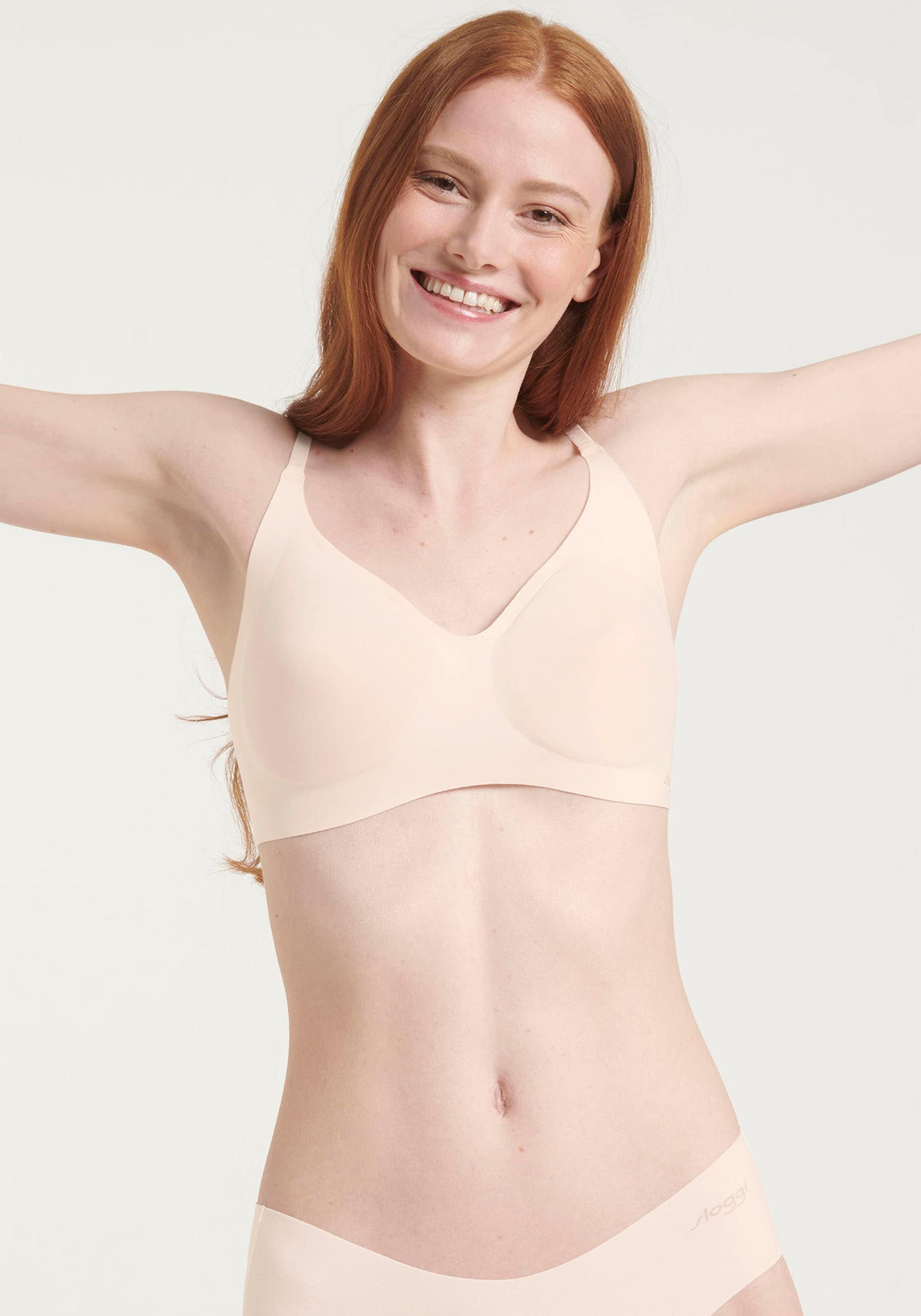 sloggi Bustier »ZERO Microfibre 2.0 Bralette«, ohne Bügel mit herausnehmbaren Pads