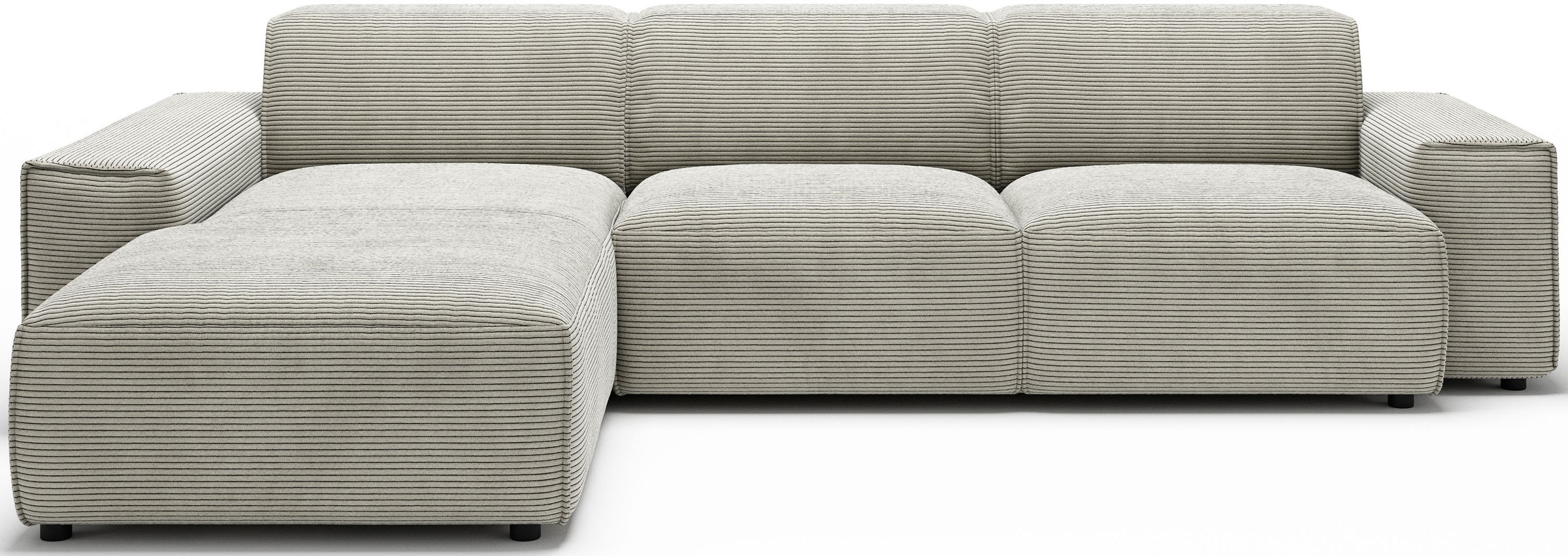 andas Ecksofa »Glimminge auch in Breitcord, Feincord, Bouclé + Easy care-Bezug«, L-Form, Breite 294, Zierkissen