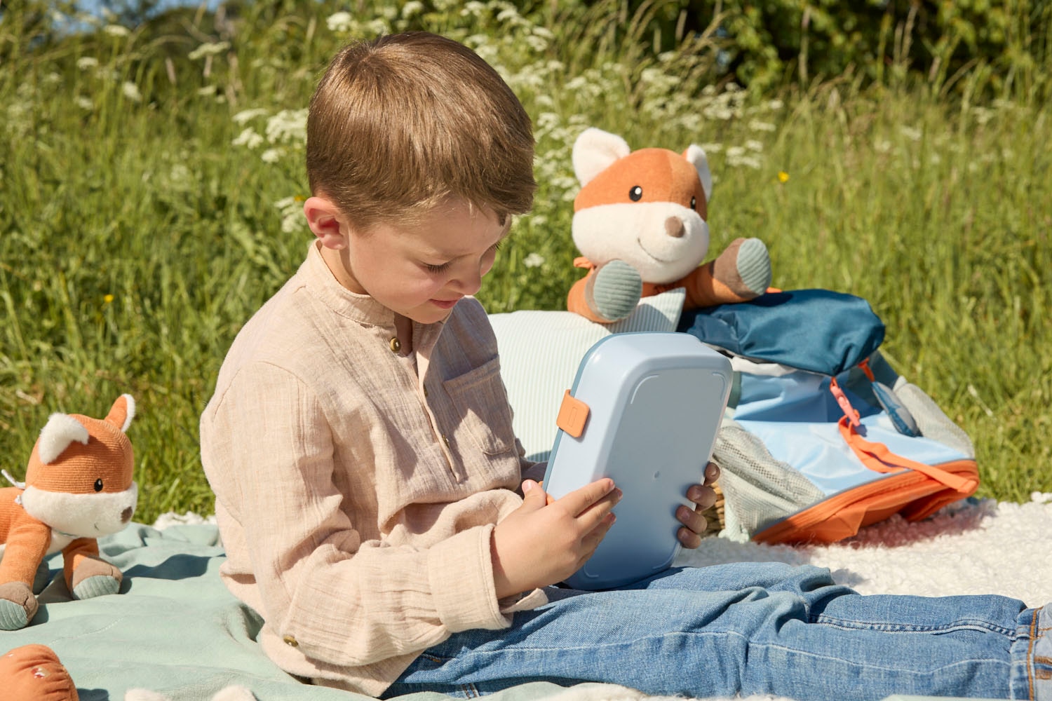 Sterntaler® Lunchbox »Brotdose Mittelblau« 1 Stk. tlg.