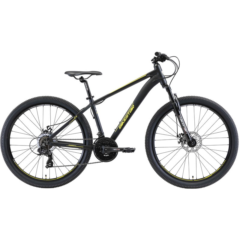 BIKESTAR Mountainbike 21 Gang Shimano RD-TY300 Schaltwerk Kettenschaltung für Damen und Herren, Kettenschaltung schwarz