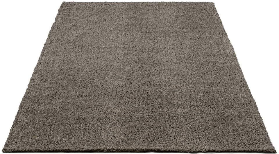 Carpet City Hochflor-Teppich »Plainy«, rechteckig, 30 mm Höhe, Shaggy Polye günstig online kaufen