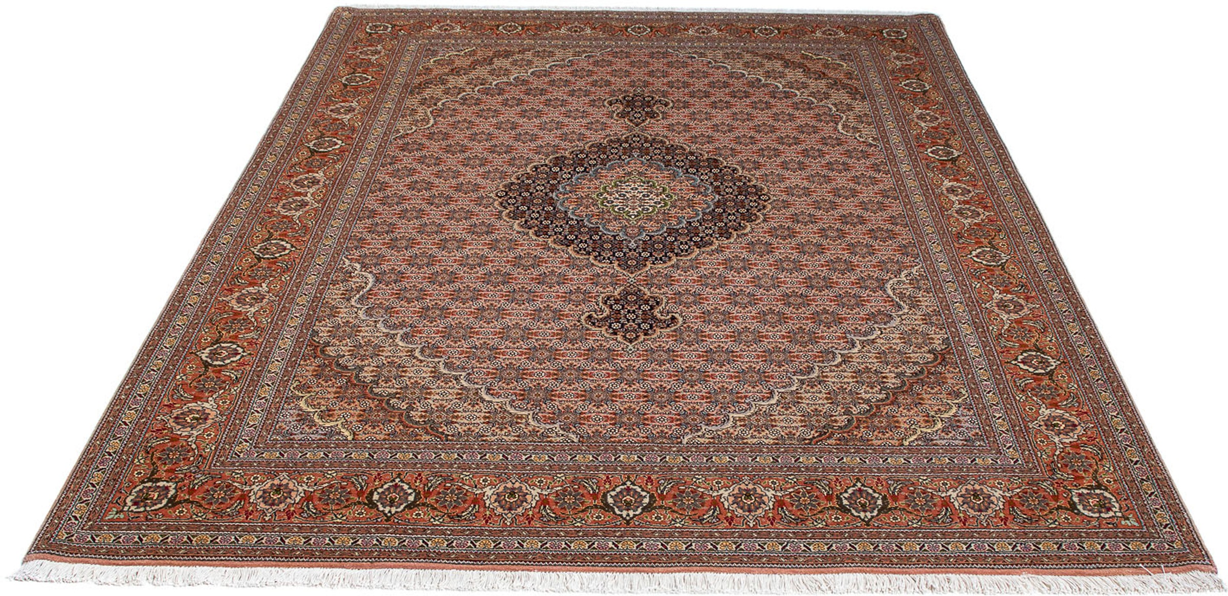 morgenland Orientteppich »Perser - Täbriz - 204 x 151 cm - hellbraun«, rech günstig online kaufen