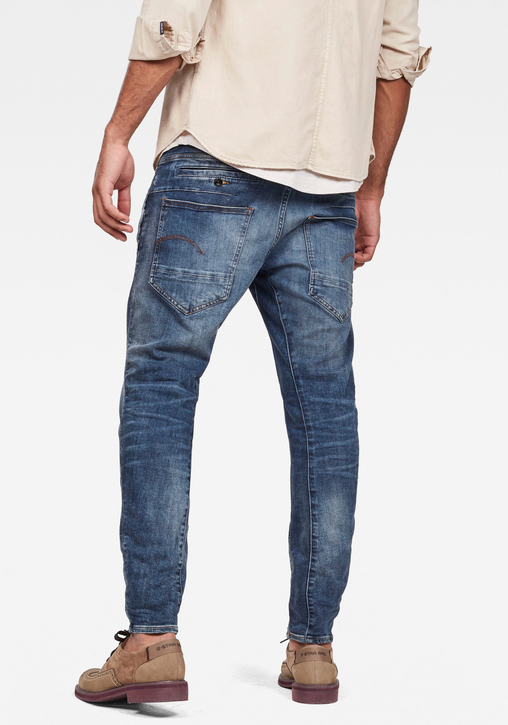 G-STAR Slim-fit-Jeans »3301 Slim«, mit toller Waschung und Elasthan