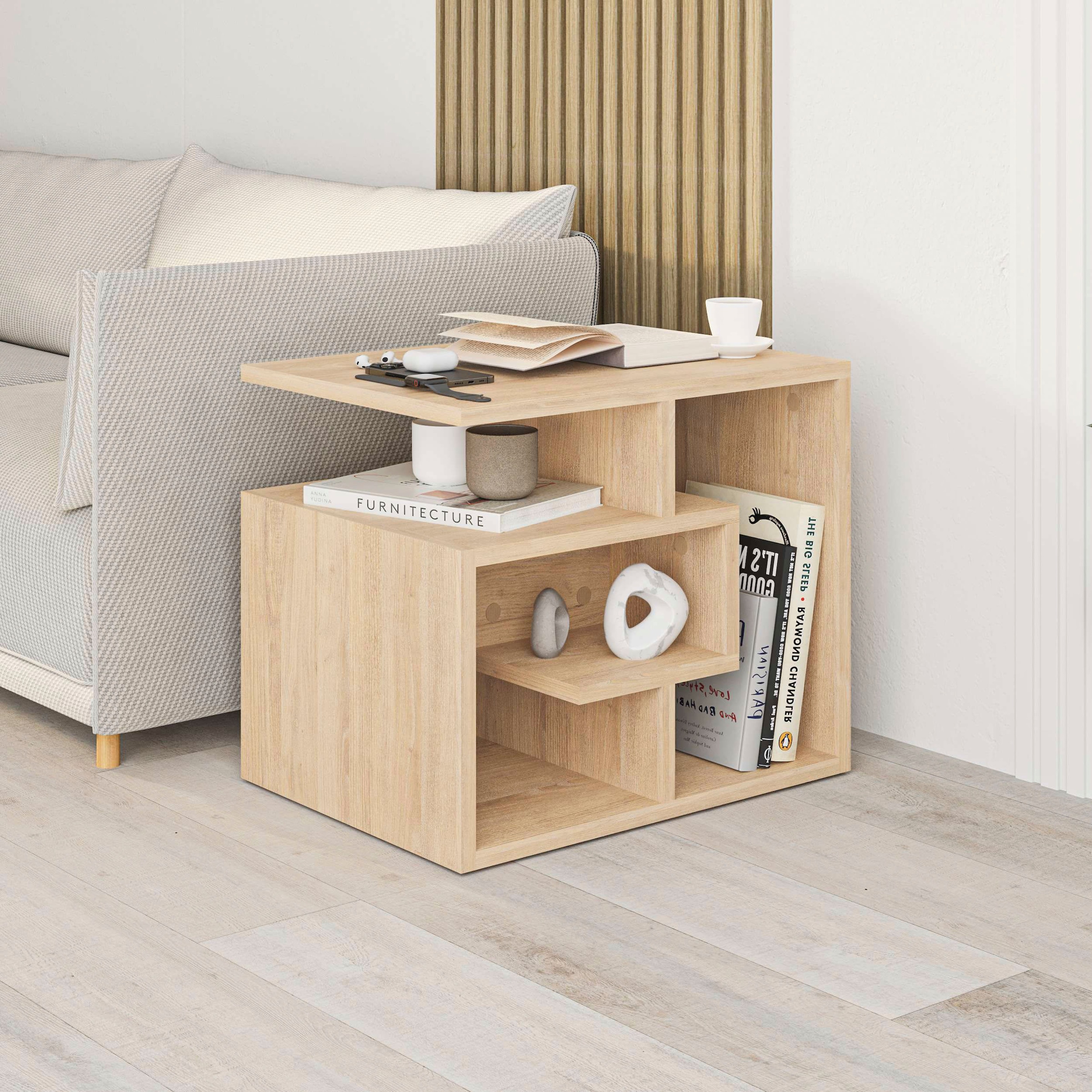 Decortie Beistelltisch »LABIRENT COUCHTISCH«, (Packung, 1 St.), Leichte Montage, Lagerung, Platzsparend