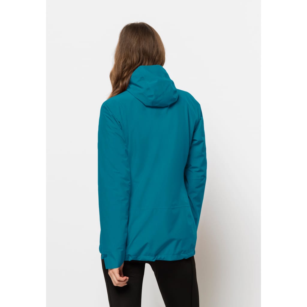 Jack Wolfskin 3-in-1-Funktionsjacke »MOONRISE 3IN1 JKT W«, (2 teilig), mit Kapuze