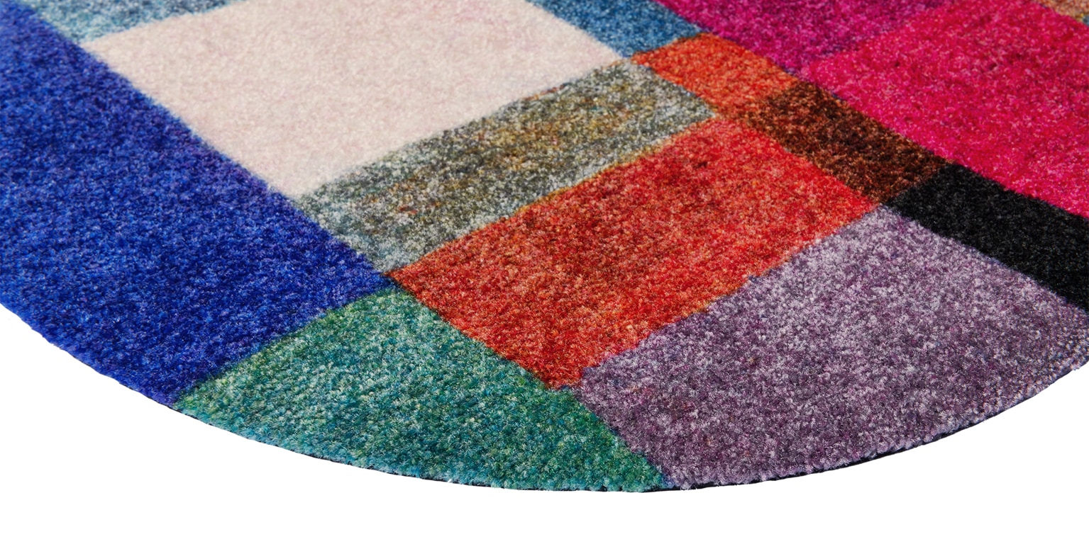 wash+dry by Kleen-Tex Fußmatte »Mosaique«, rechteckig, 9 mm Höhe