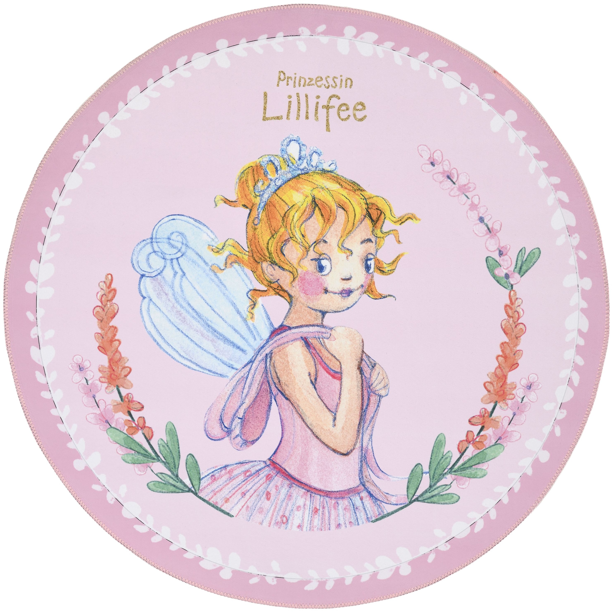 Prinzessin Lillifee Kinderteppich »Lillifee LI-133«, rund, 6 mm Höhe, bedru günstig online kaufen