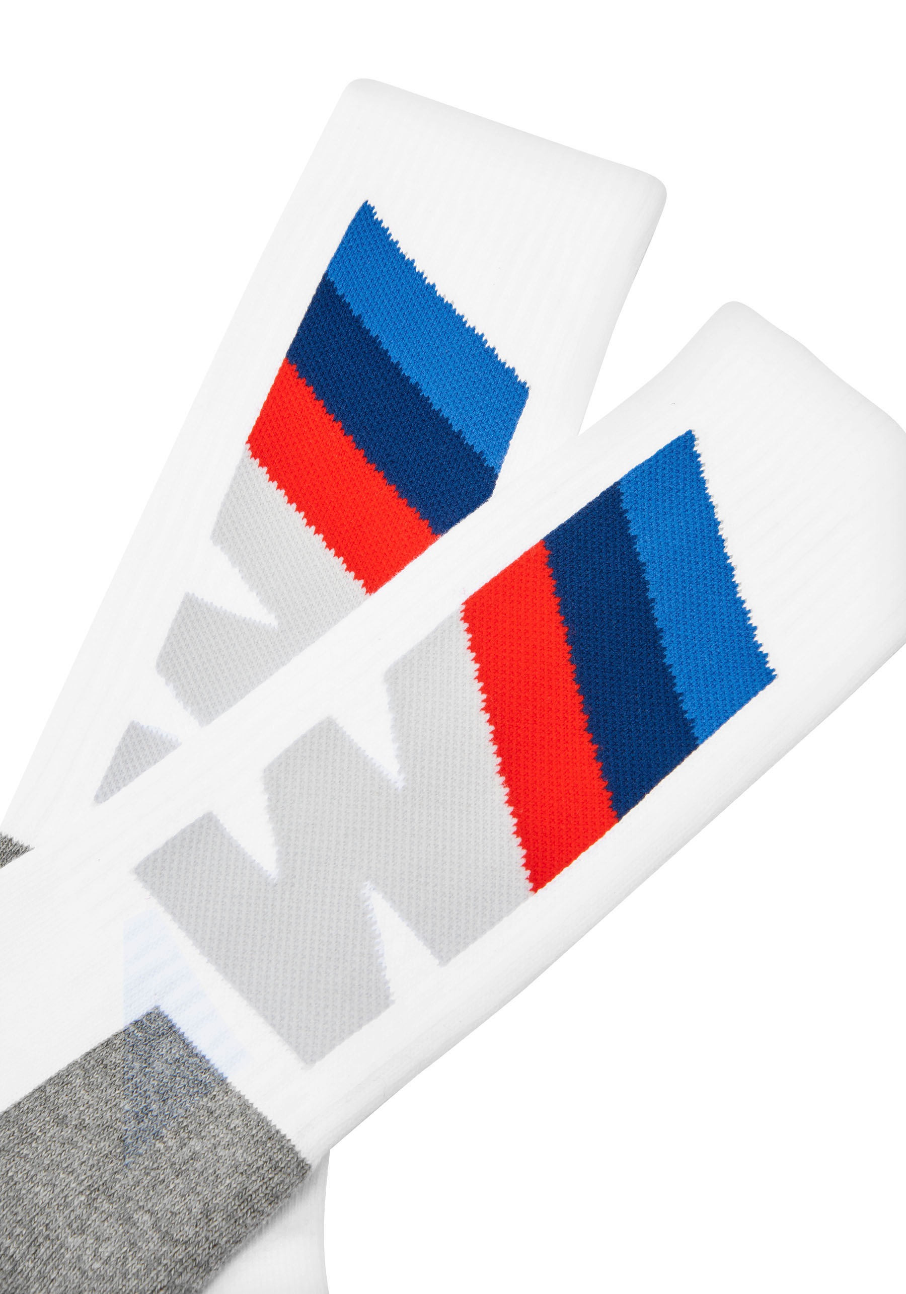 BMW Langsocken, (1 Paar), gepolsterte Zehenzone und Fersenzone