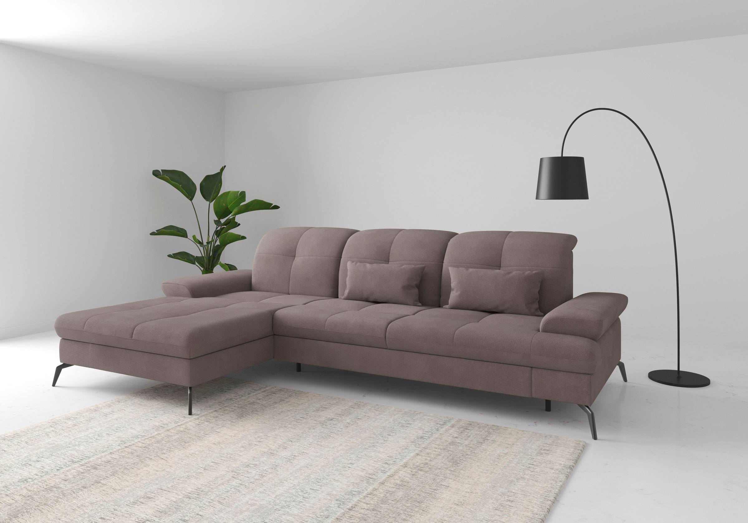 sit&more Ecksofa »Amica, L-Form, inkl. Sitztiefenverstellung & Armteilverst günstig online kaufen
